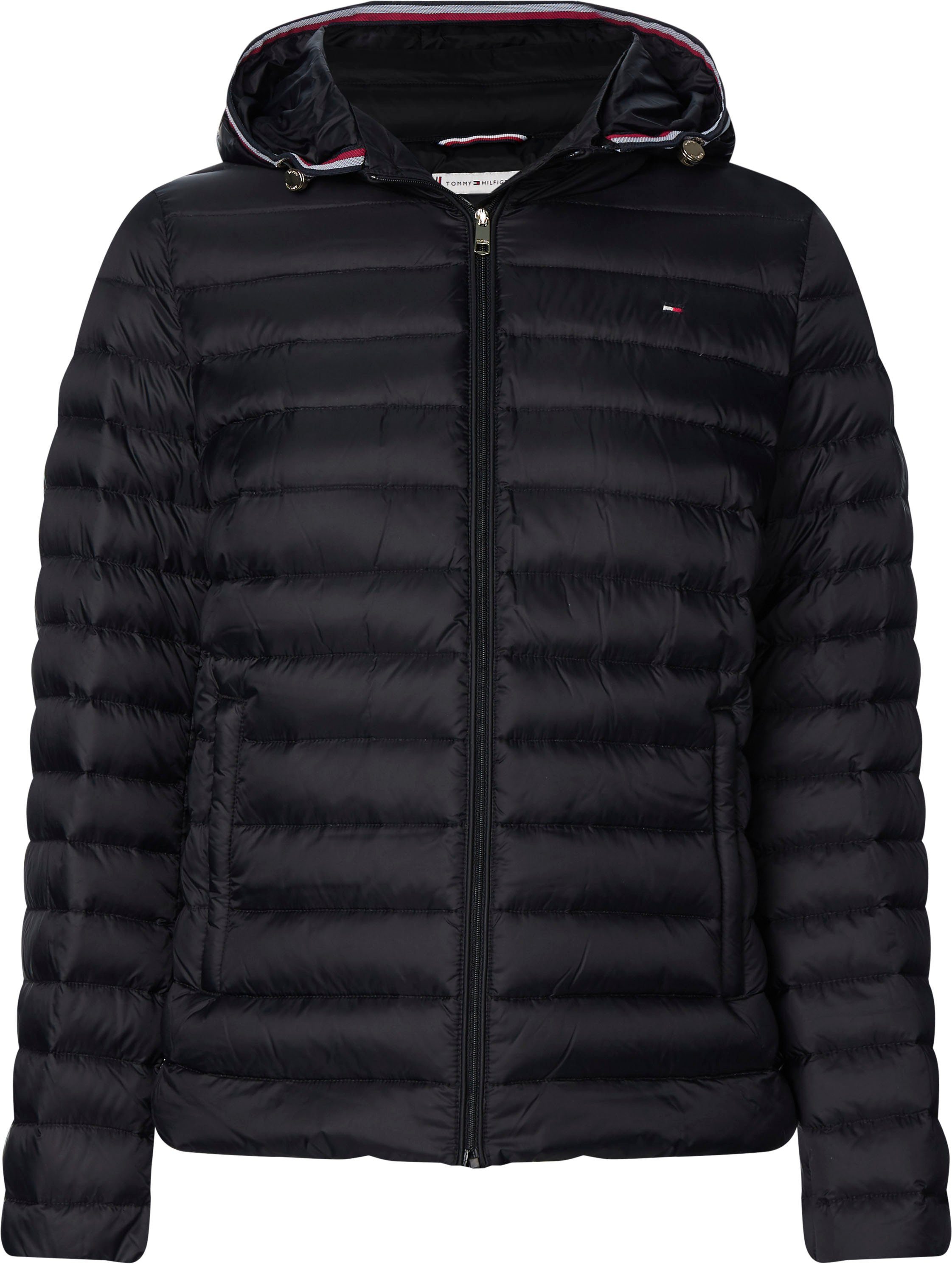 Tommy Hilfiger Steppjacke HERITAGE LW JACKET mit fixierter Kapuze, Premium Quality