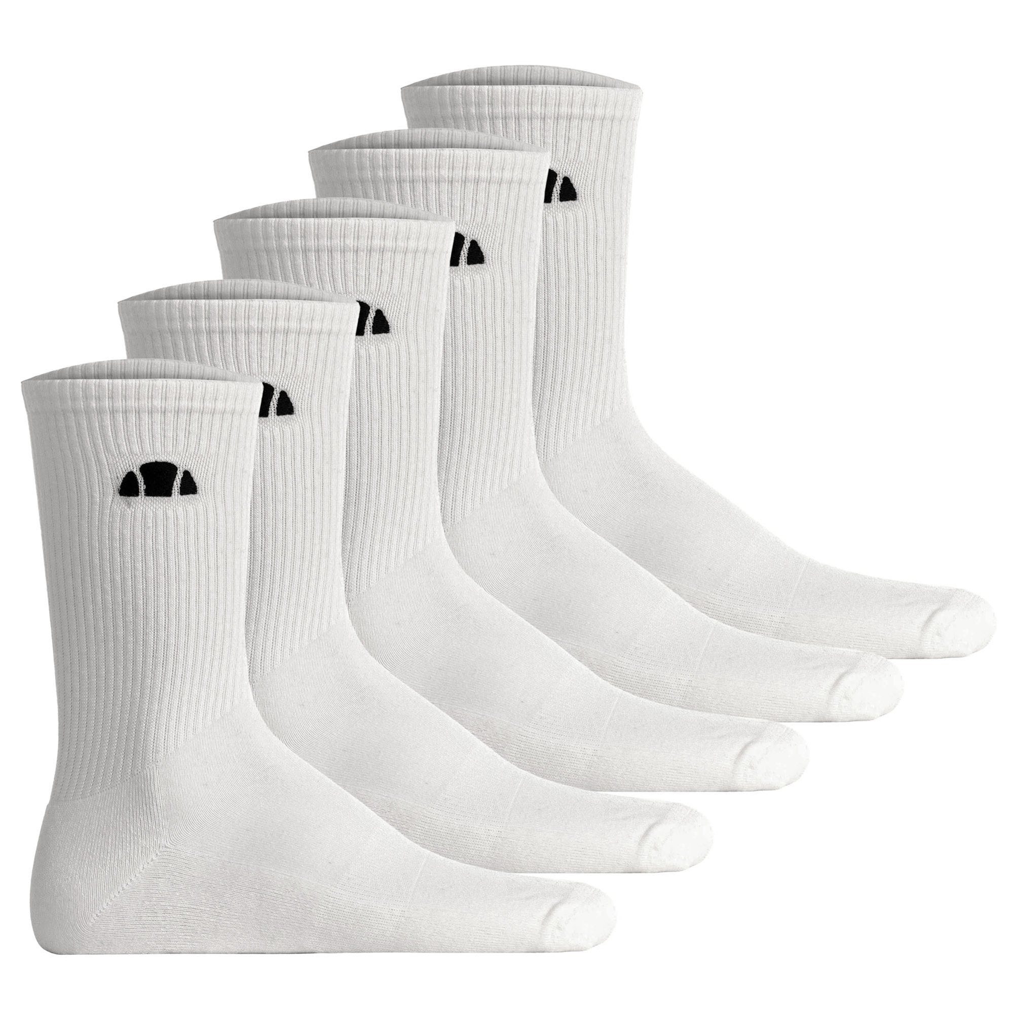 Ellesse Kurzsocken Unisex Socken 5er Pack Baumwolle ALACRE Crew Socks (Packung, 5er Pack)