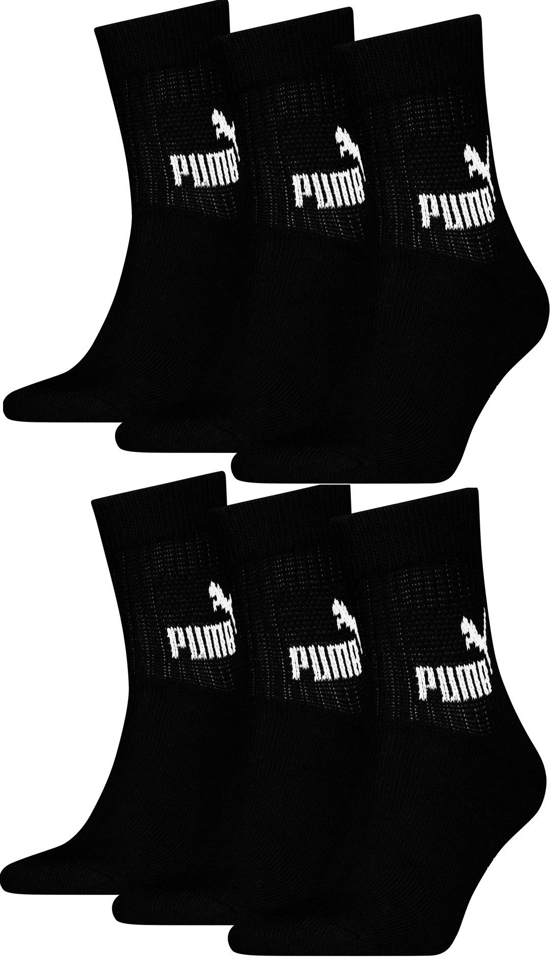 PUMA Sportsocken PUMA Short Crew Sportsocken Elements Unisex 6 Paar (6-Paar) Mit Logos