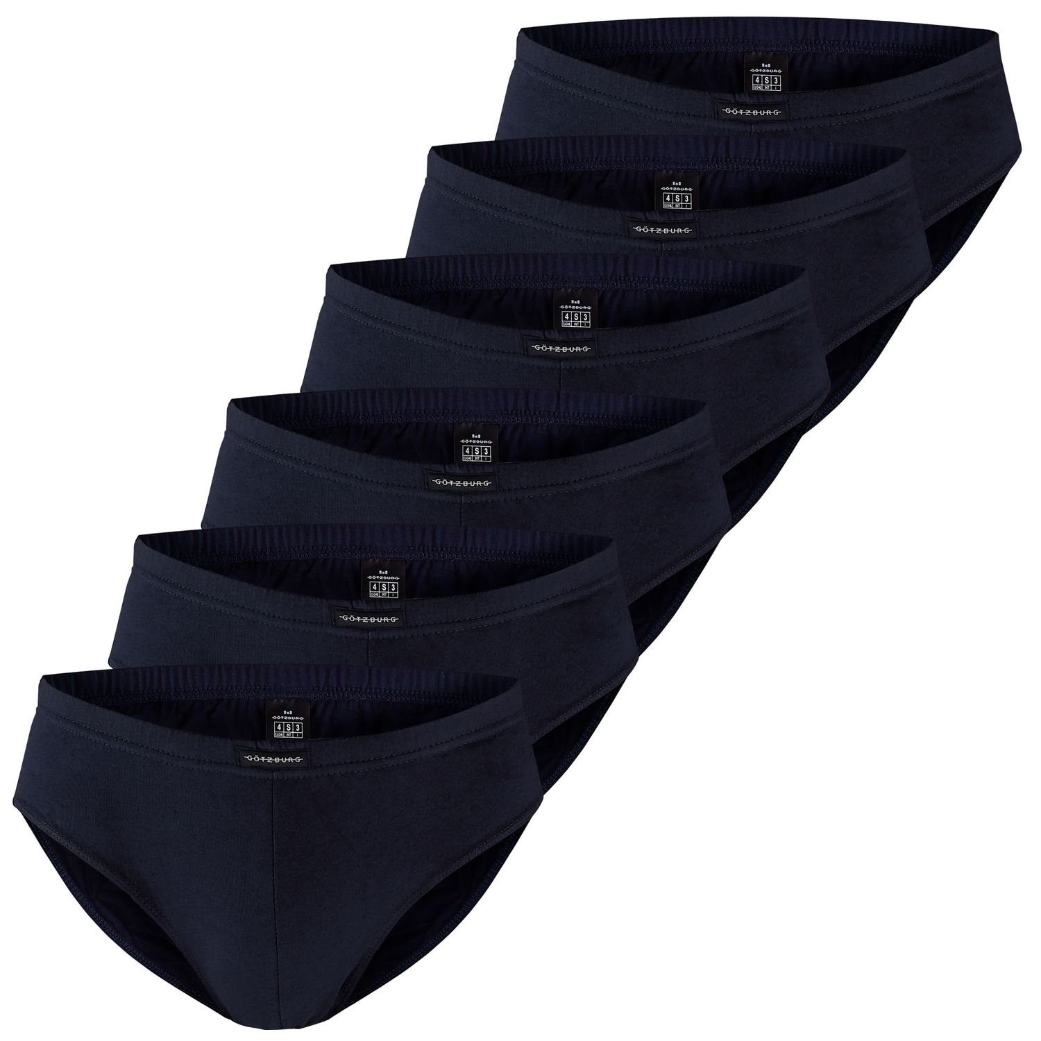 Slip Götzburg 6er (6-St) GÖTZBURG Slips Pack im navy Herren