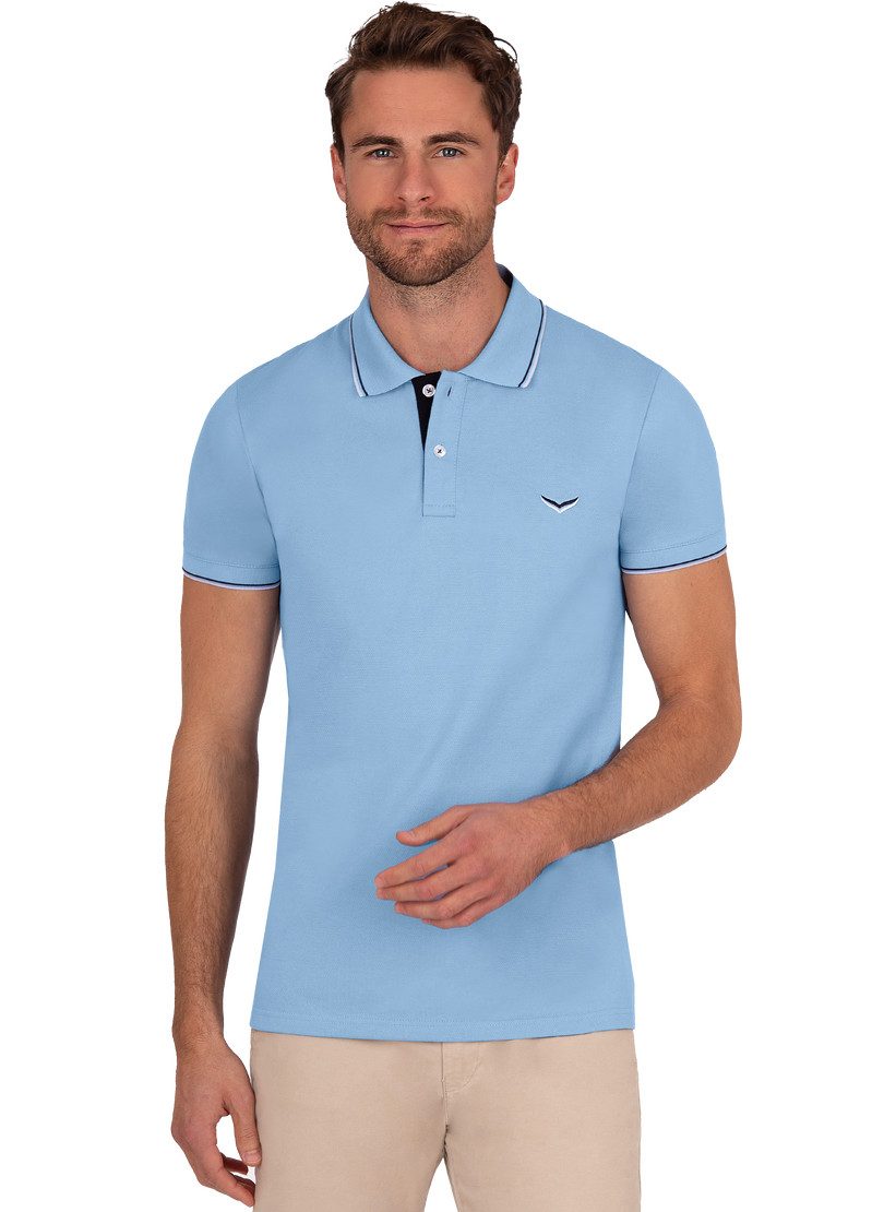 Trigema Poloshirt TRIGEMA Slim Fit Polohemd (1-tlg)