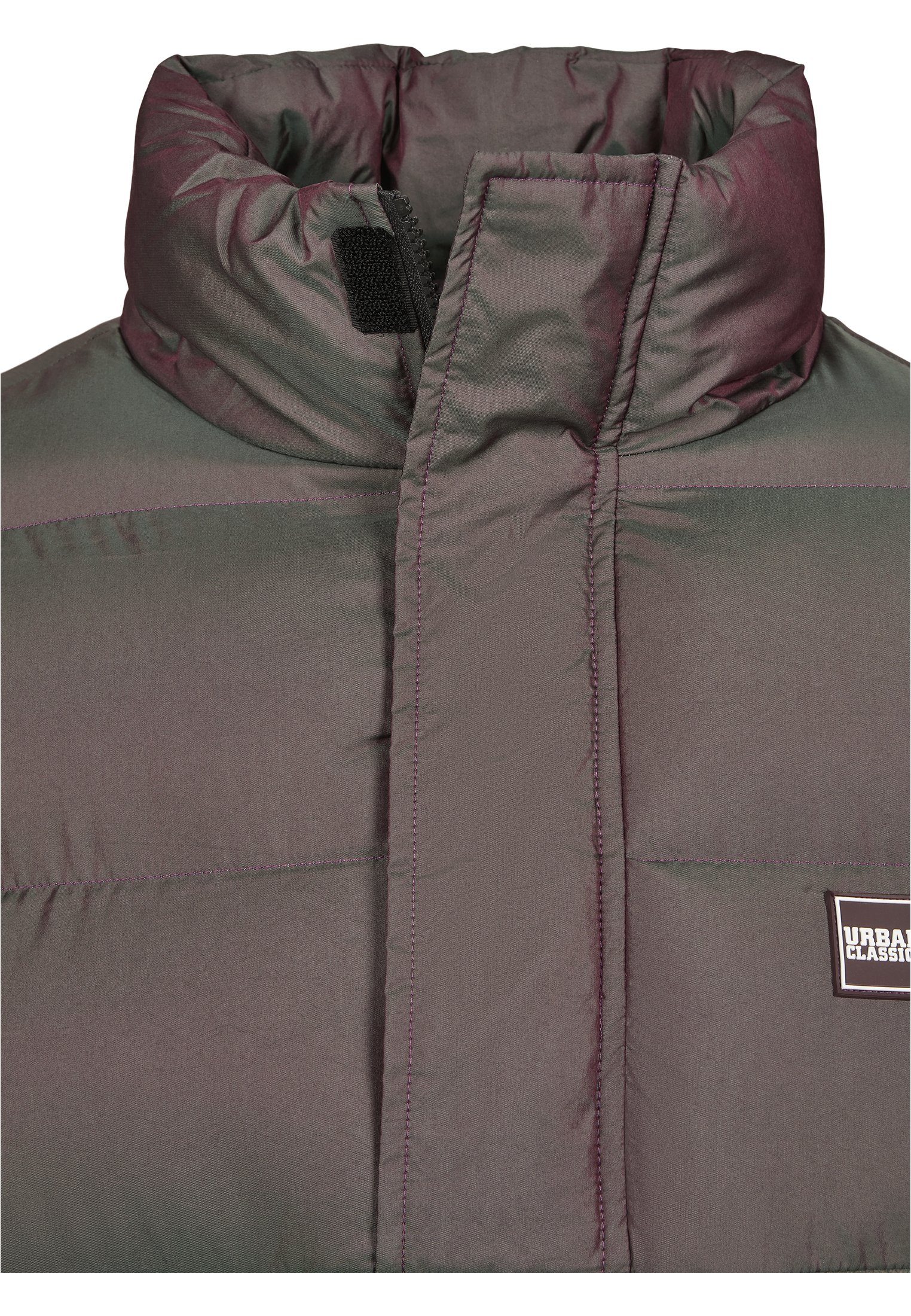 Puffer Outdoorjacke Pull redwine green (1-St) Puffer Over URBAN Shimmering Jacket Herren TB3153 Shimmering CLASSICS