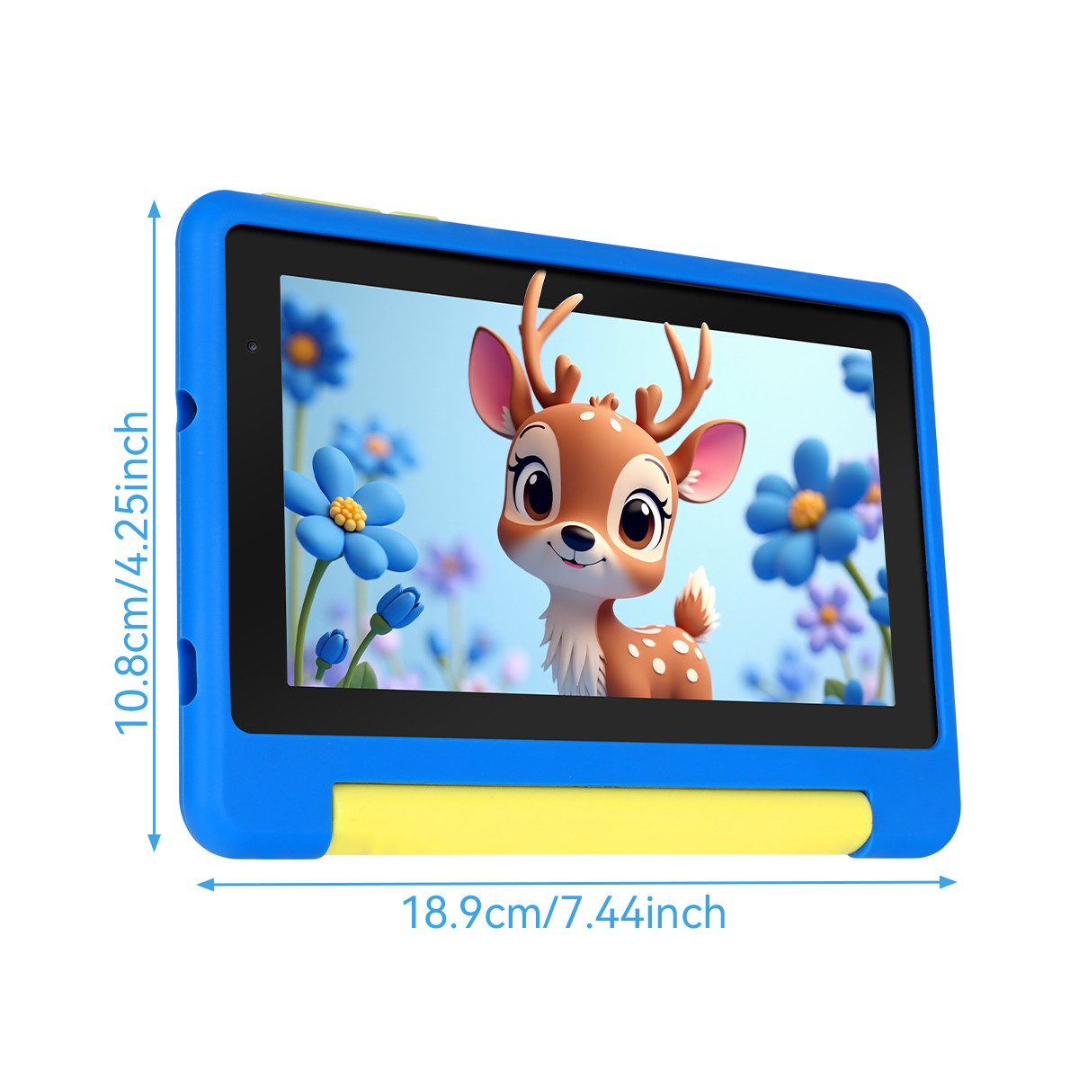 BUFO 7 Zoll 8(2+6)GB+64GB, Wi-Fi, Bluetooth, 1024 x 600 HD-Display, Kinder Tablet (7", 64 GB, Android, WiFi, Dual-Kamera, Kindersicherung, Augenschonendes IPS)