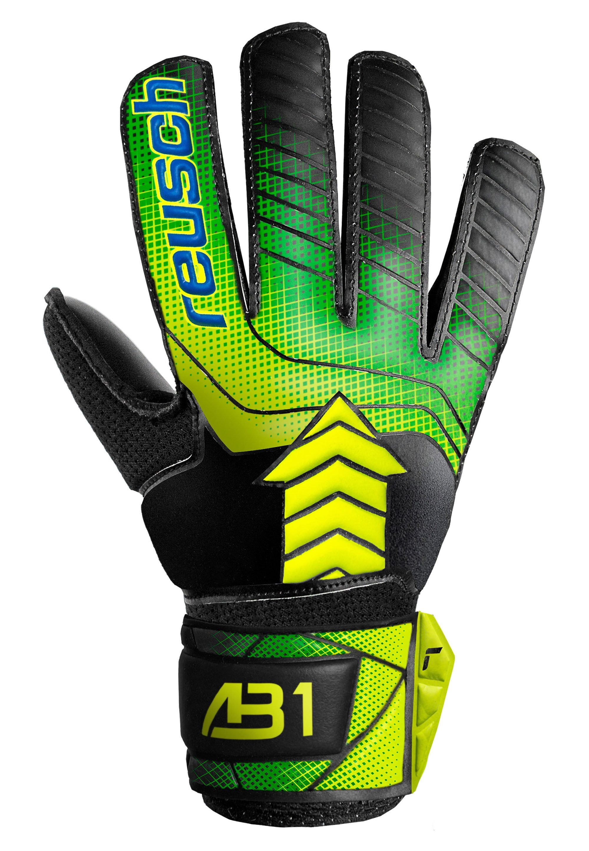 Reusch Torwarthandschuhe Attrakt AB1 Solid Junior mit Expanse Cut