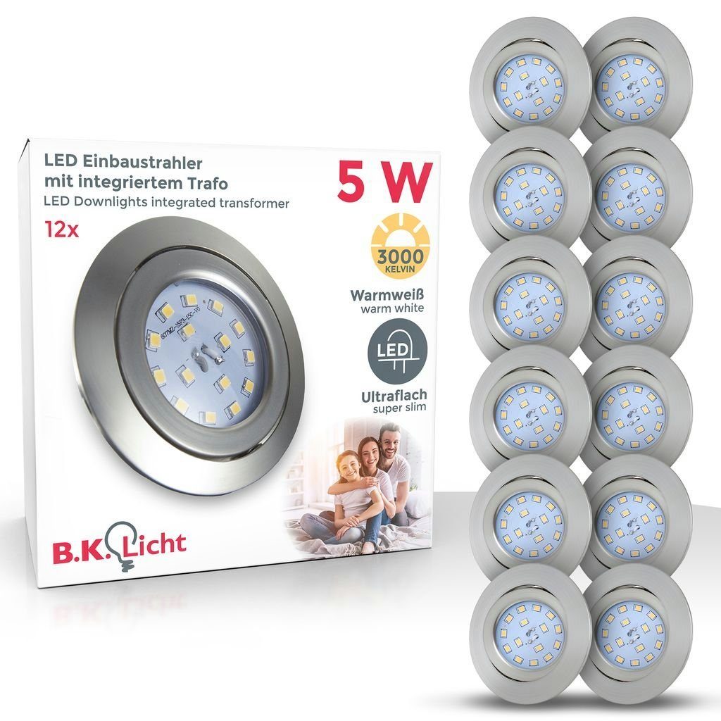 B.K.Licht LED Einbaustrahler 6er SET 6x günstig online kaufen