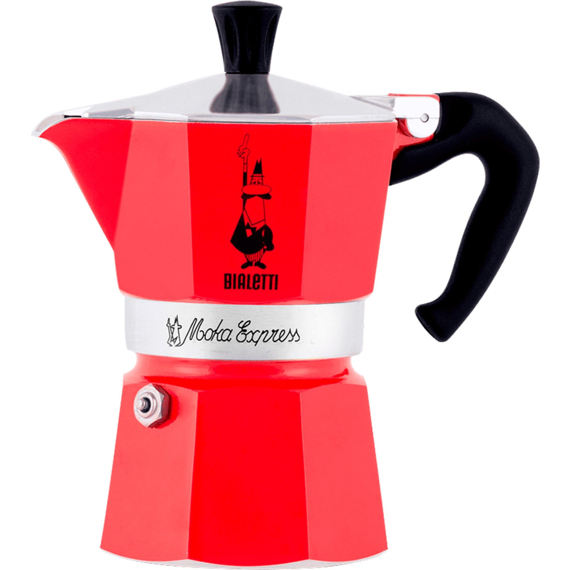 (1 Moka Espressomaschine, Tasse) Bialetti Express, BIALETTI Kaffeebereiter