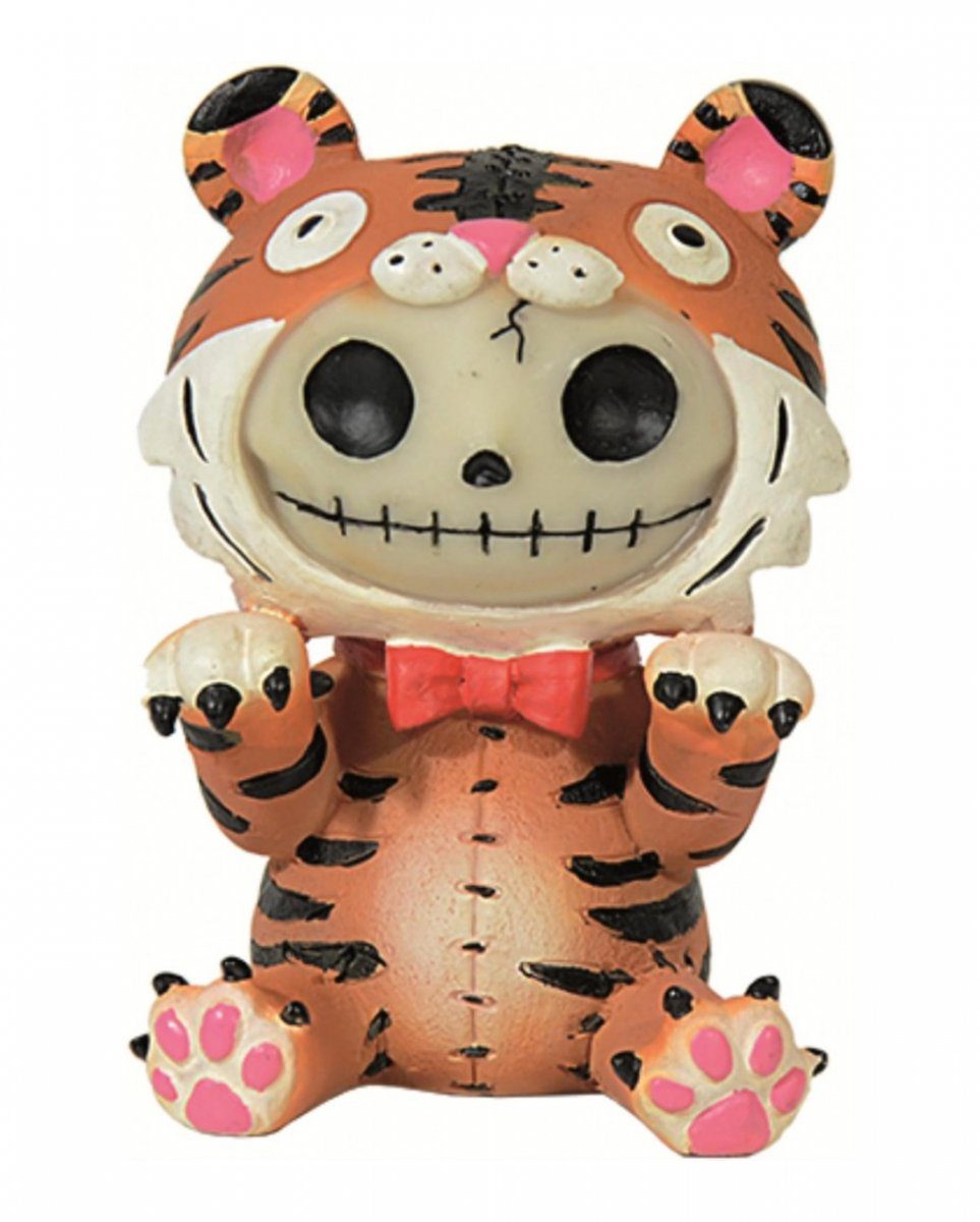Dekofigur Kleine Tigrrr Figur - Skelettfigur für Sammler von