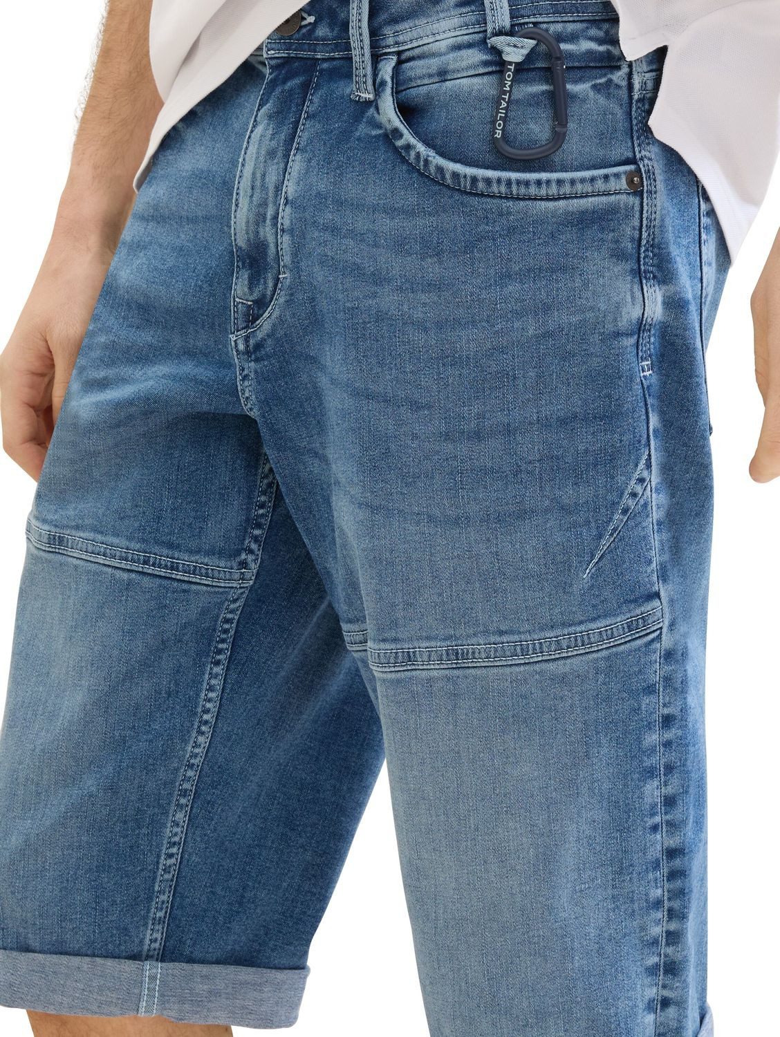 TOM TAILOR Bermudas MORRIS OVERKNEE mit Stretch