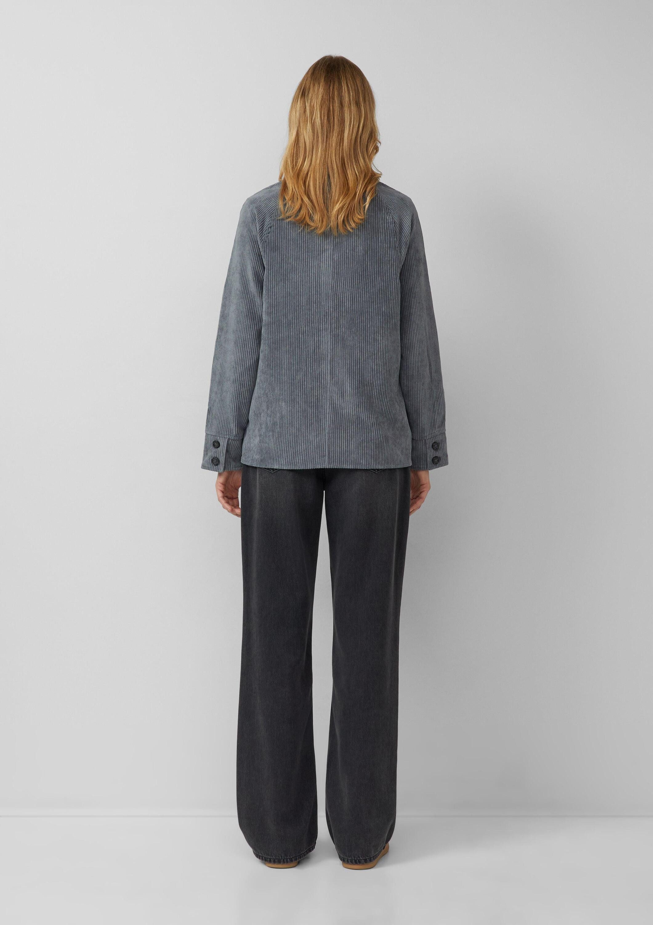 s.Oliver Hemdjacke Indoor-Blazer Overshirt aus Cord