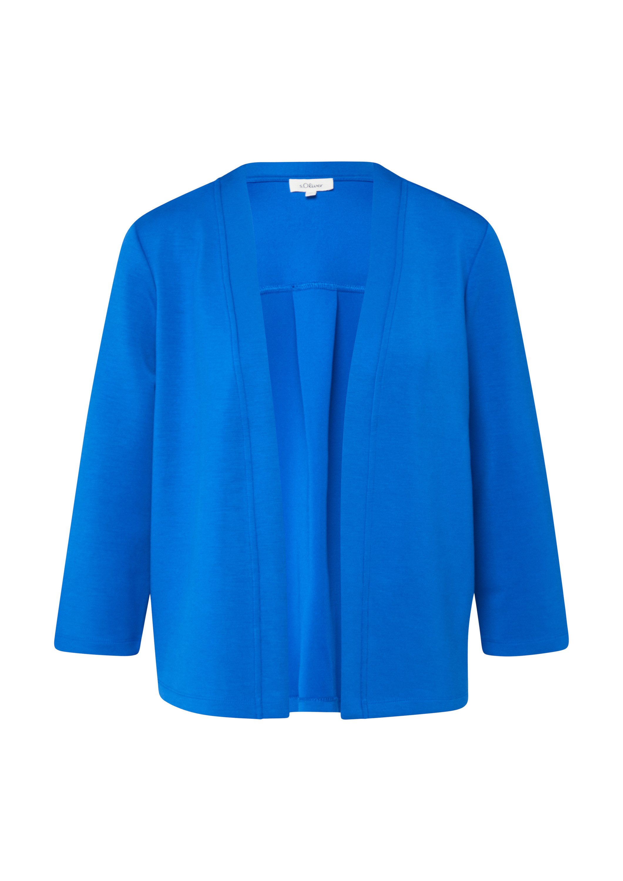s.Oliver Sweatjacke Sweatshirt Jacke Scuba-Jacke