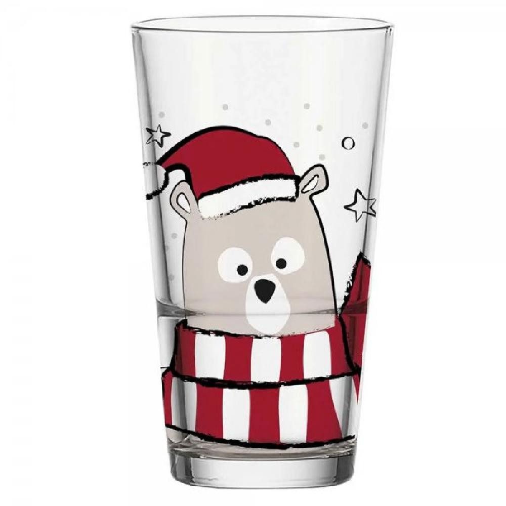 LEONARDO Geschirr Leonardo Trinkglas Becher Eisbär (330ml)
