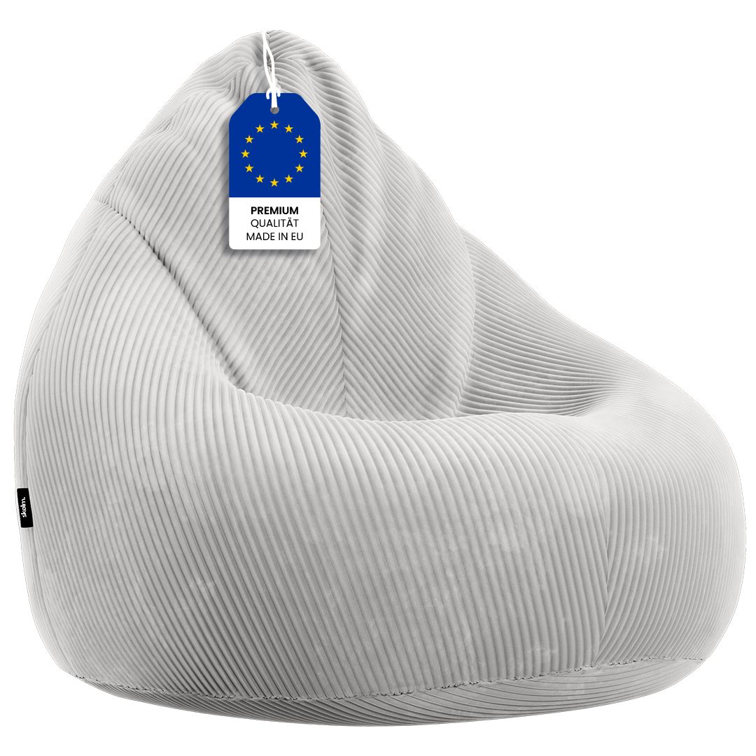 skølm Sitzsack Magni, XXL-Sitzsack aus Cord, mit EPS-Perlen-Füllung, 130x80 günstig online kaufen