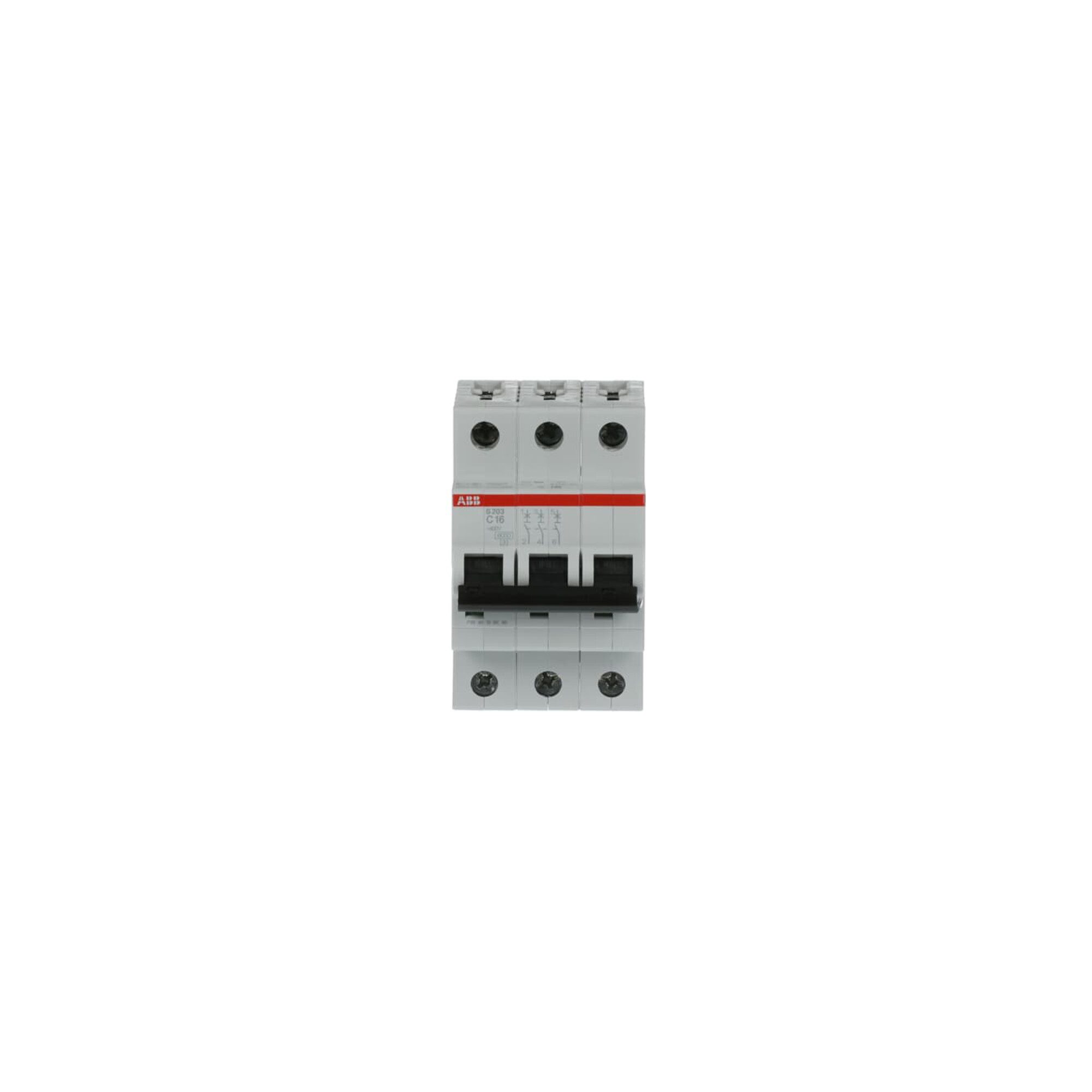 ABB Spannungsprüfer ABB Stotz S&J Sicherungsautomat 6kA 16A C 3p S203-C16