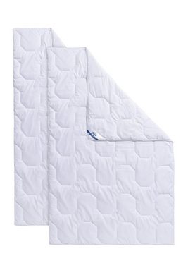 Microfaserbettdecke, »2 für 1«, Beco, Füllung: Polyester, Bezug: 2. Decke gratis dazu, Bettdecke inklusive 1 Gratis-Decke, in 4 Wärmeklassem, Größe 135x200