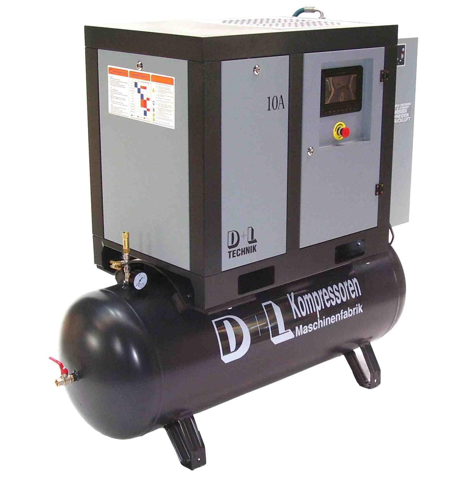 Apex Kompressor Schraubenkompressor 950/10/270 7,5kW 950L 10bar mit Trockner, 1-tlg.
