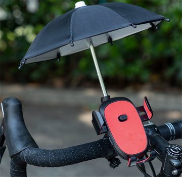 Dekorative Fahrrad-Telefonhalter, Telefonhalter mit Sonnenblende, wasserdicht Handy-Halterung