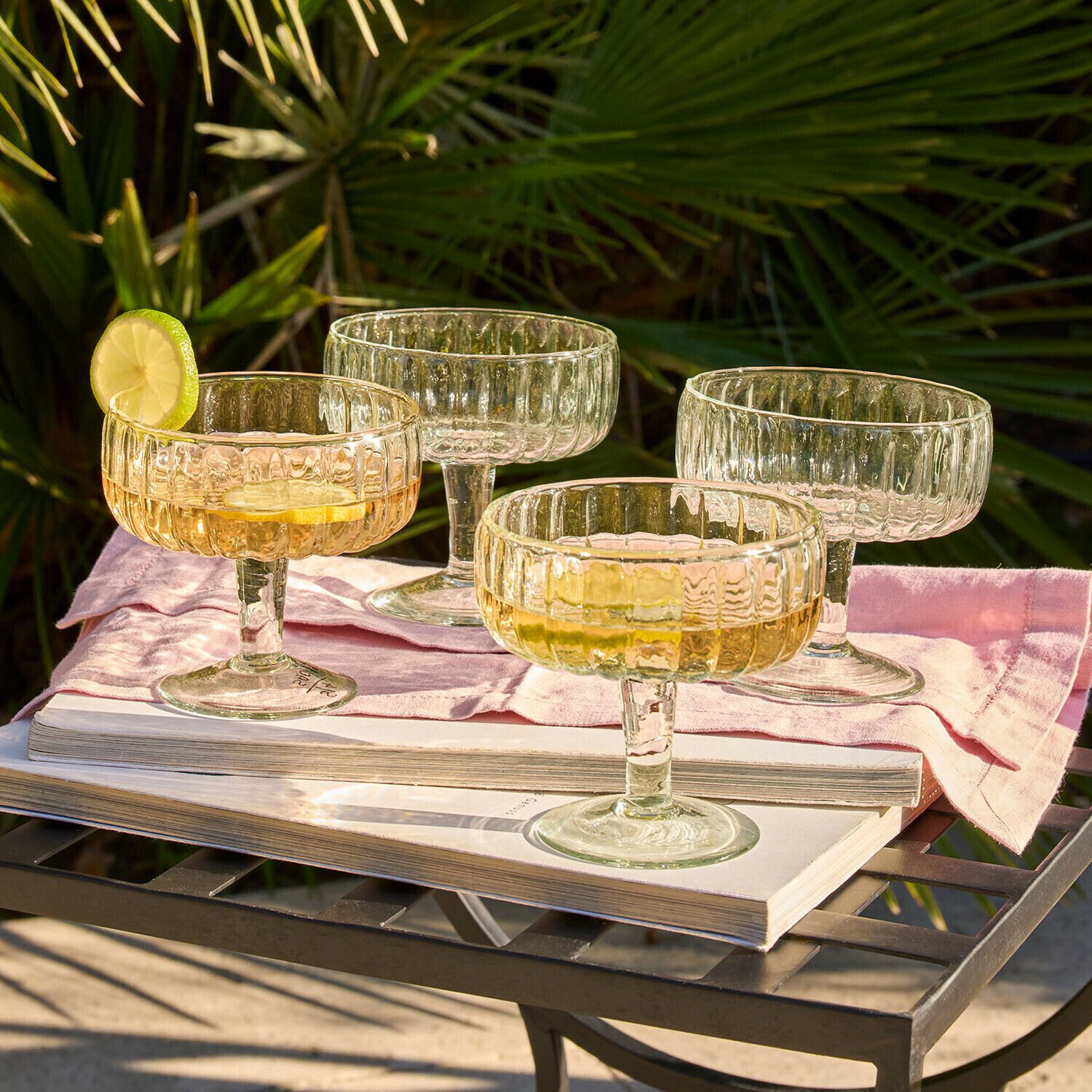 Mirabeau Glas Glas 4er Set Solerón klar, Glas