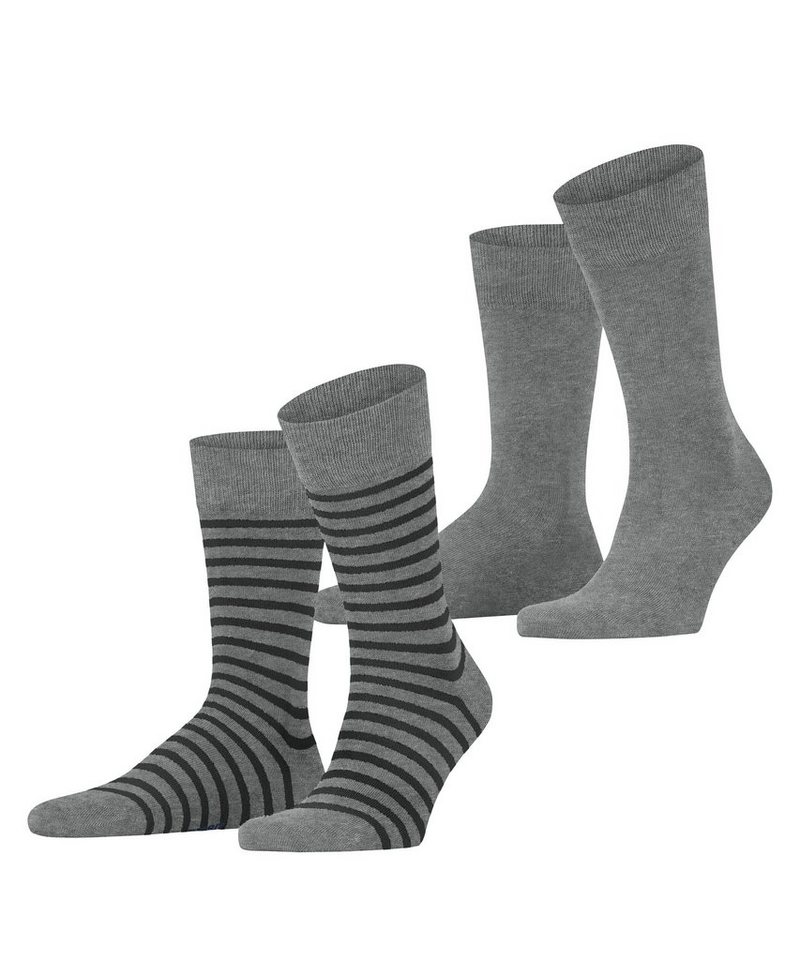Esprit Socken Esprit Fine Stripe 2-Pack Herren aus Biobaumwolle (2-Paar) aus Biobaumwolle