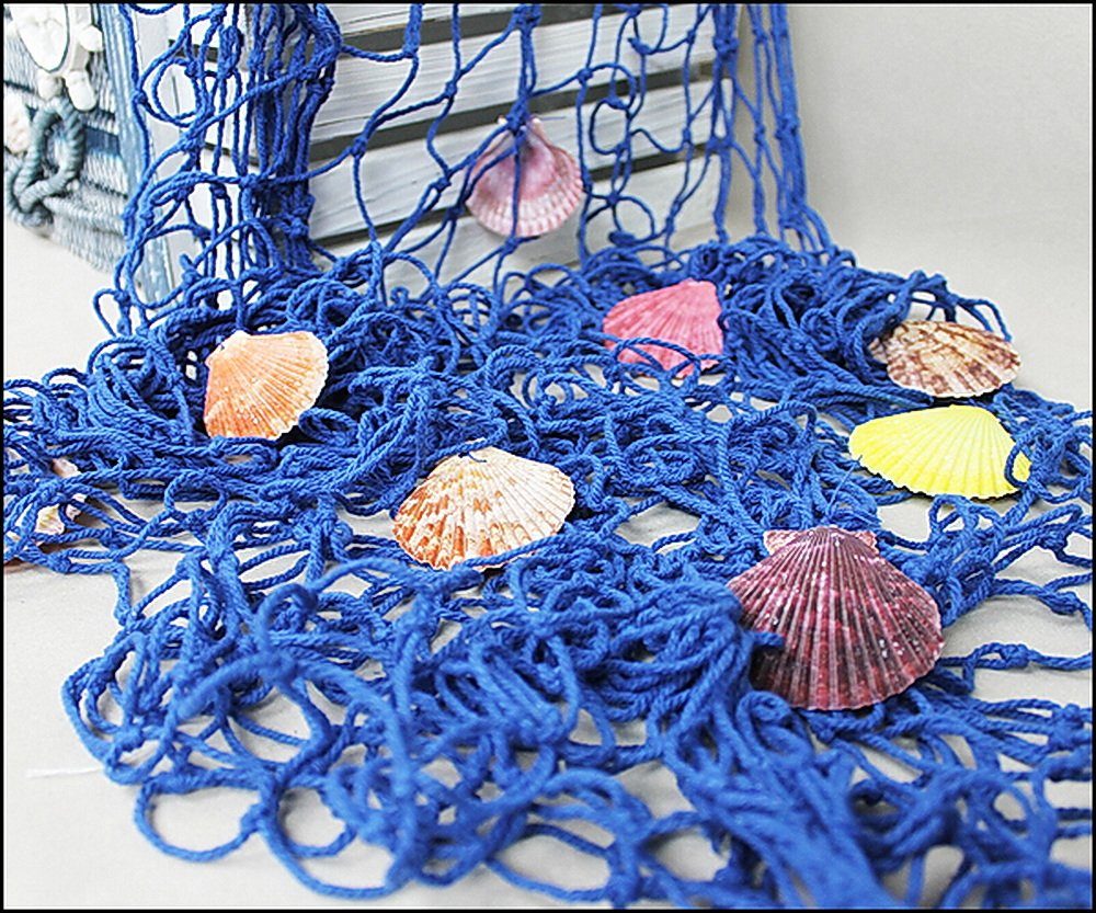 Yudu Hängedekoration Dekonetz Fischernetz mit Muscheln günstig online kaufen