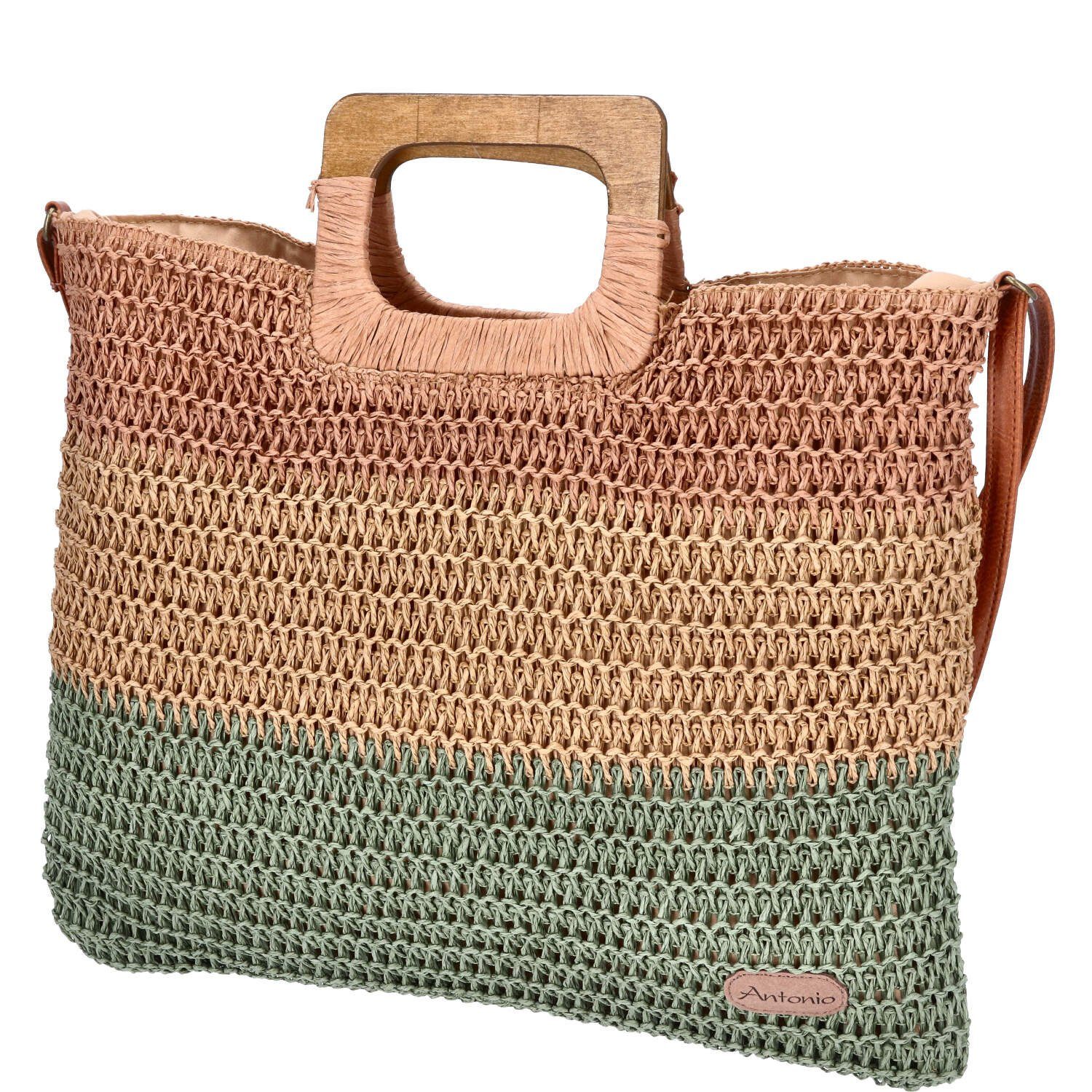 Antonio Umhängetasche Antonio Umhängetasche BOHO Style grün (1, 1-tlg., 1)