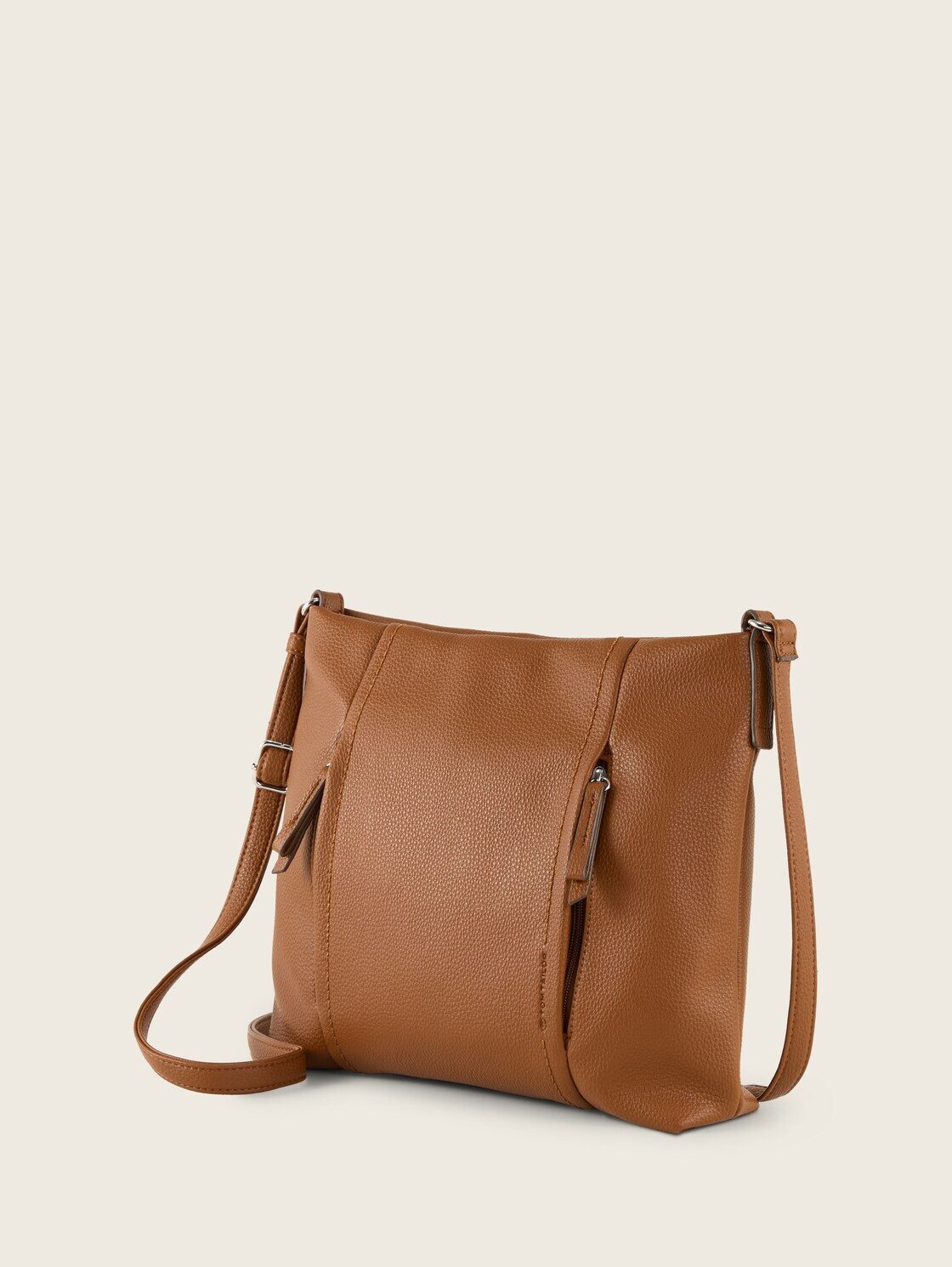 TOM TAILOR Beuteltasche Bags, TTBECA M Beuteltasche mit Reißverschluss-Details