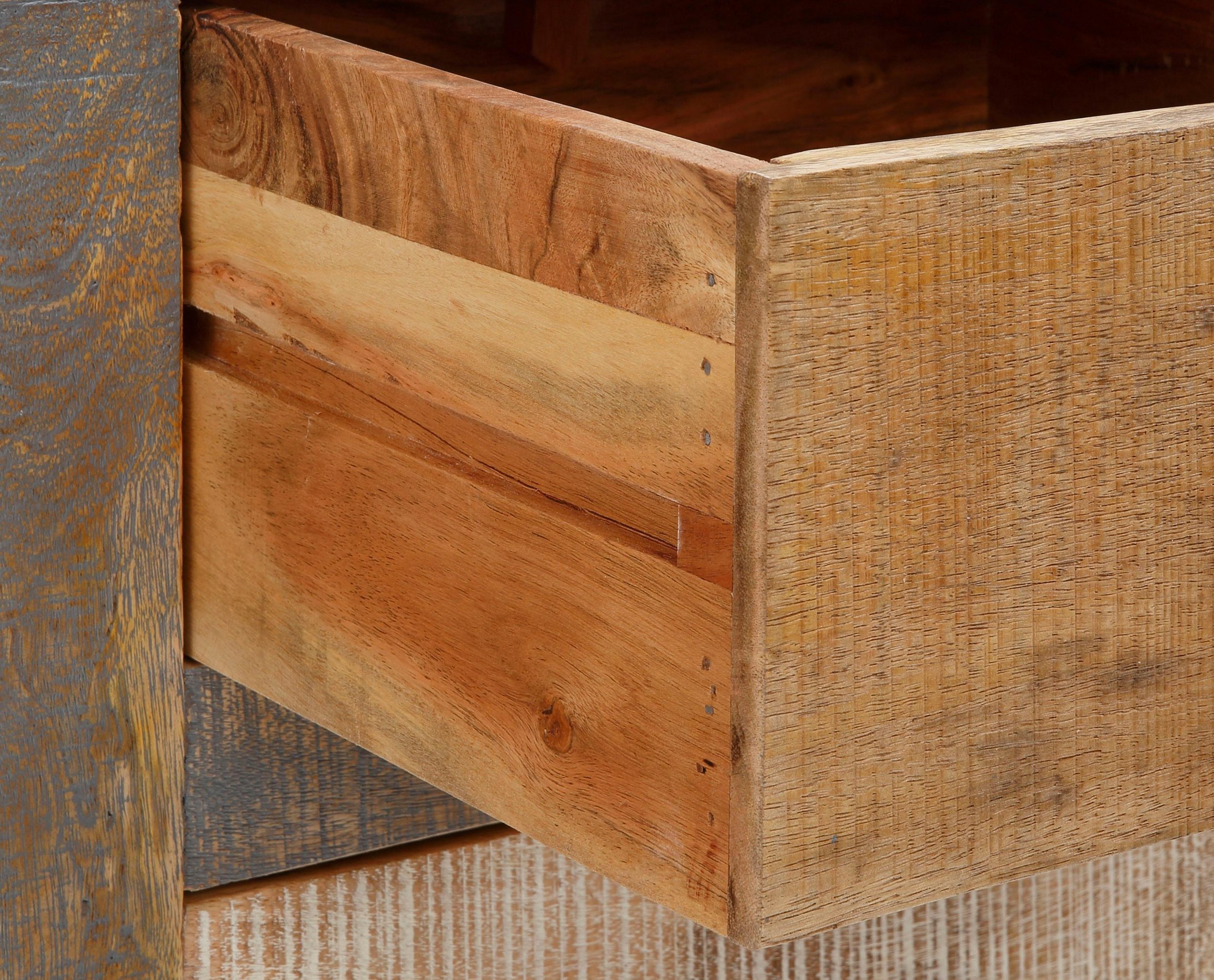 loft24 Sideboard Bulky, Anrichte aus Mangoholz günstig online kaufen