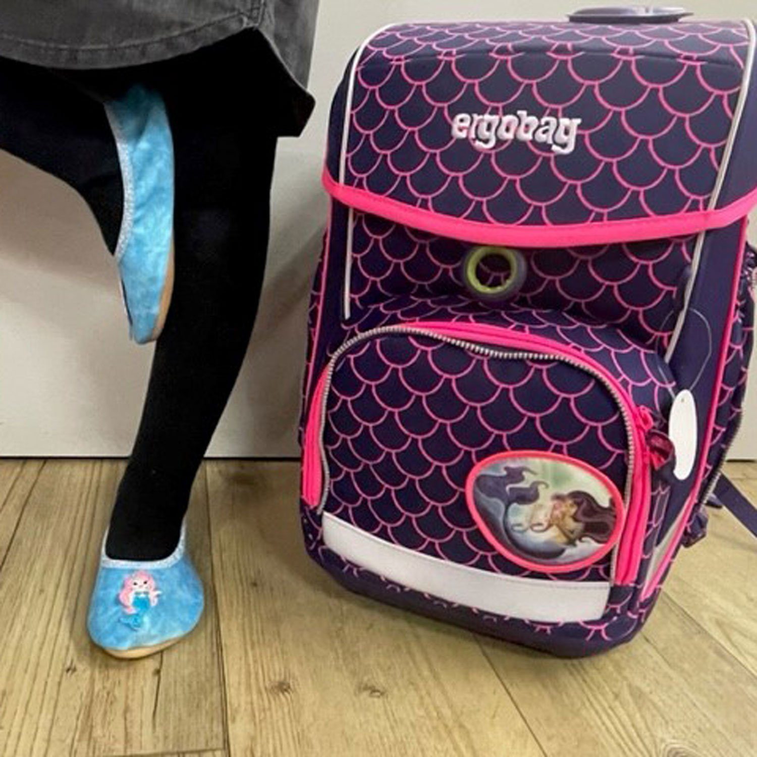 Beck Schläppchen Meerjungfrau Gymnastikschuh Handarbeit – Bild 4 von 5