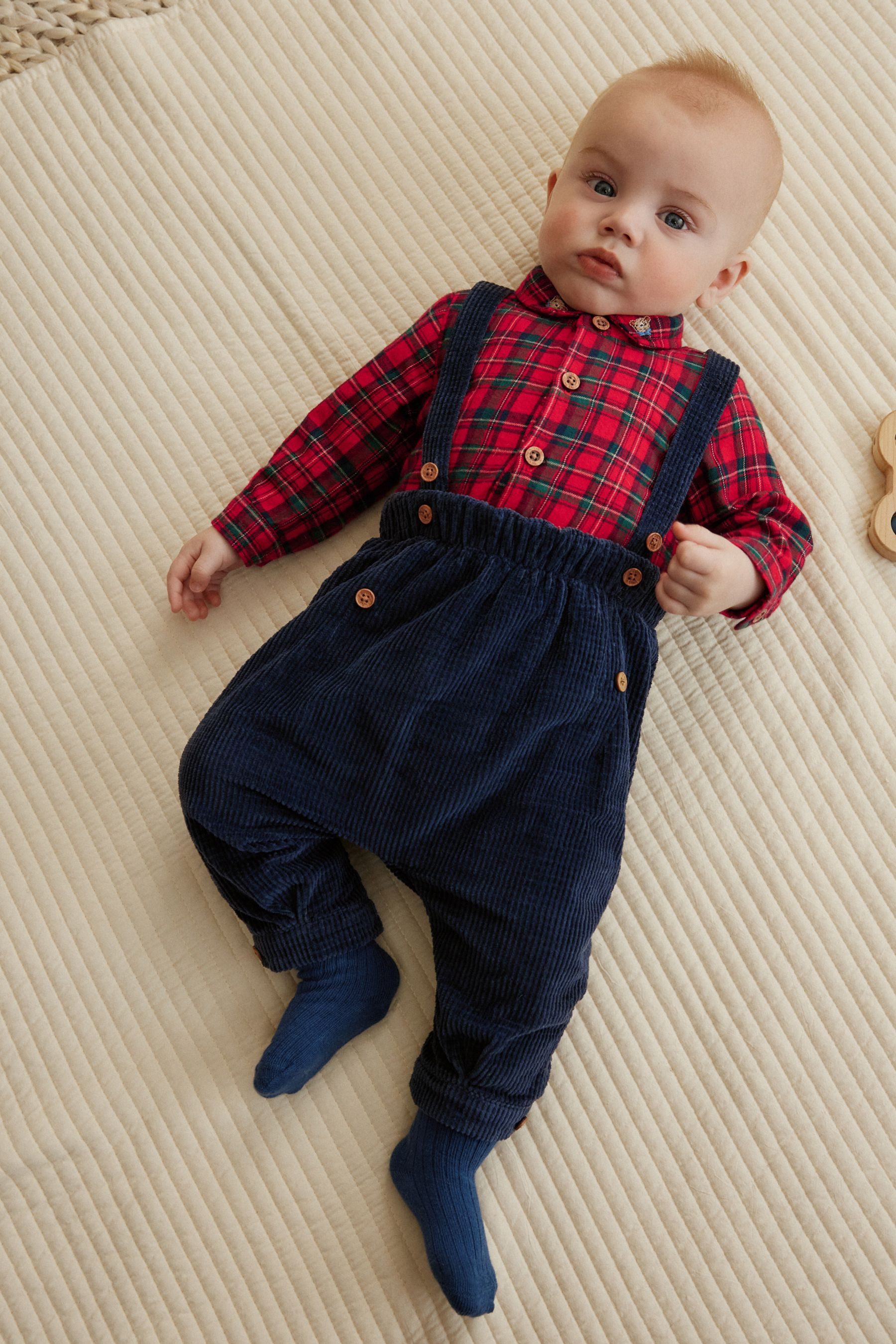 Next Hemd & Hose Baby Hemd, Hose und Hosenträger, 3er-Set (2-tlg)