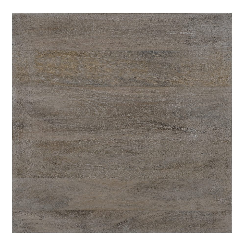WOMO-DESIGN Couchtisch Beistelltisch handgefertigt aus Massivholz Sofatisch Wohnzimmertisch, Kaffeetisch Florence quadratisch Grau Unikat Vintage Design Holztisch