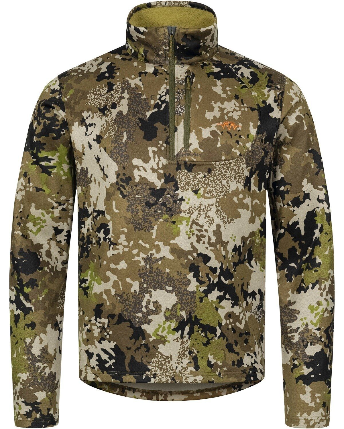 Blaser Langarmshirt Troyer HunTec Camo Drain HunTec