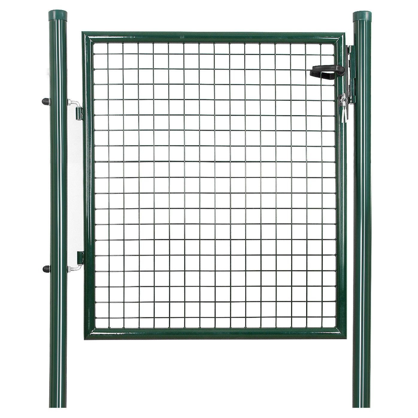 SONGMICS Gartentor Gartentür, Gartentür, verzinkter Stahl, abschließbar, 106 x 90 cm