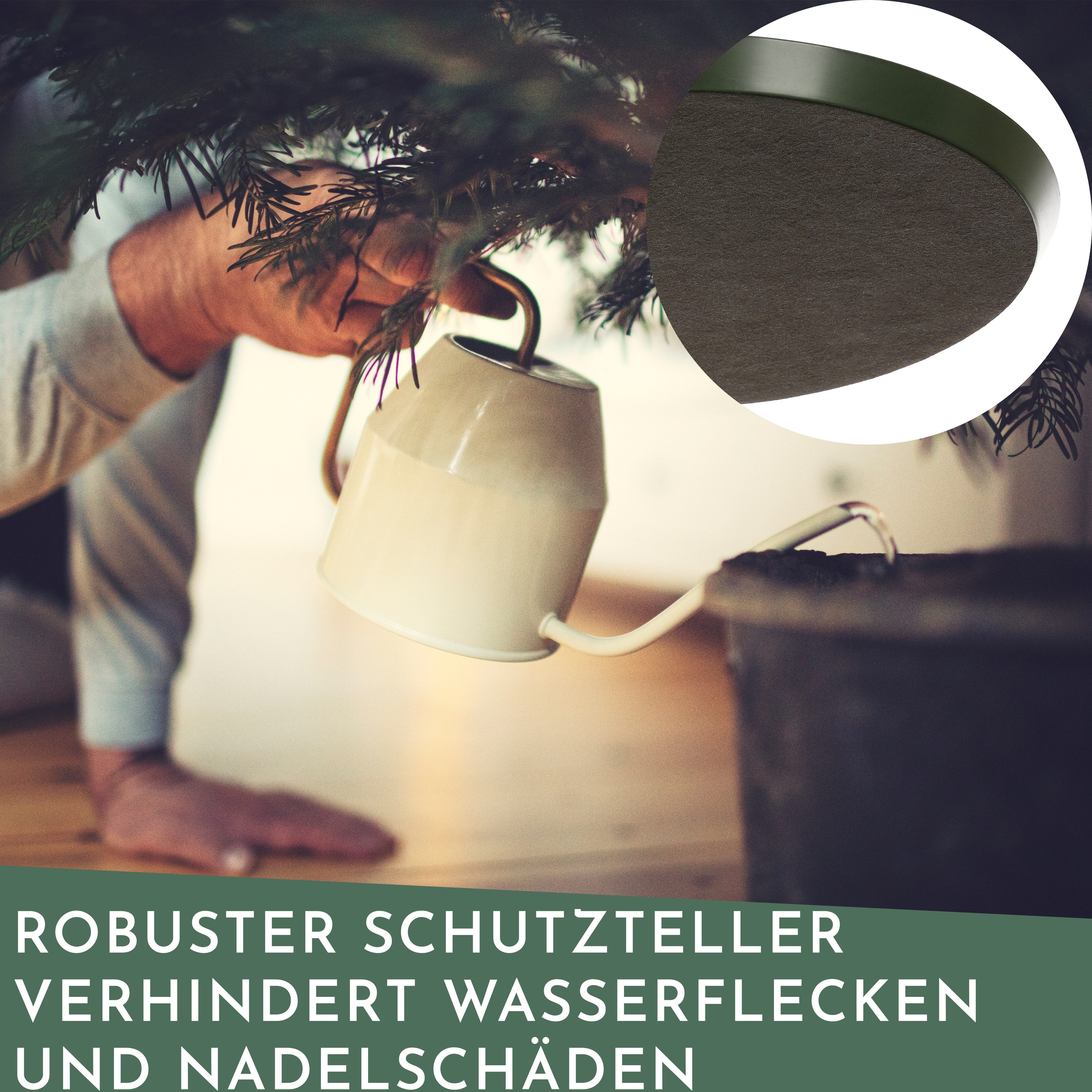 Nordstern Christbaumständer Untersetzer bis Ø 40 cm, Bodenschutz für sensible Böden - Wasserdicht – Bild 4 von 5