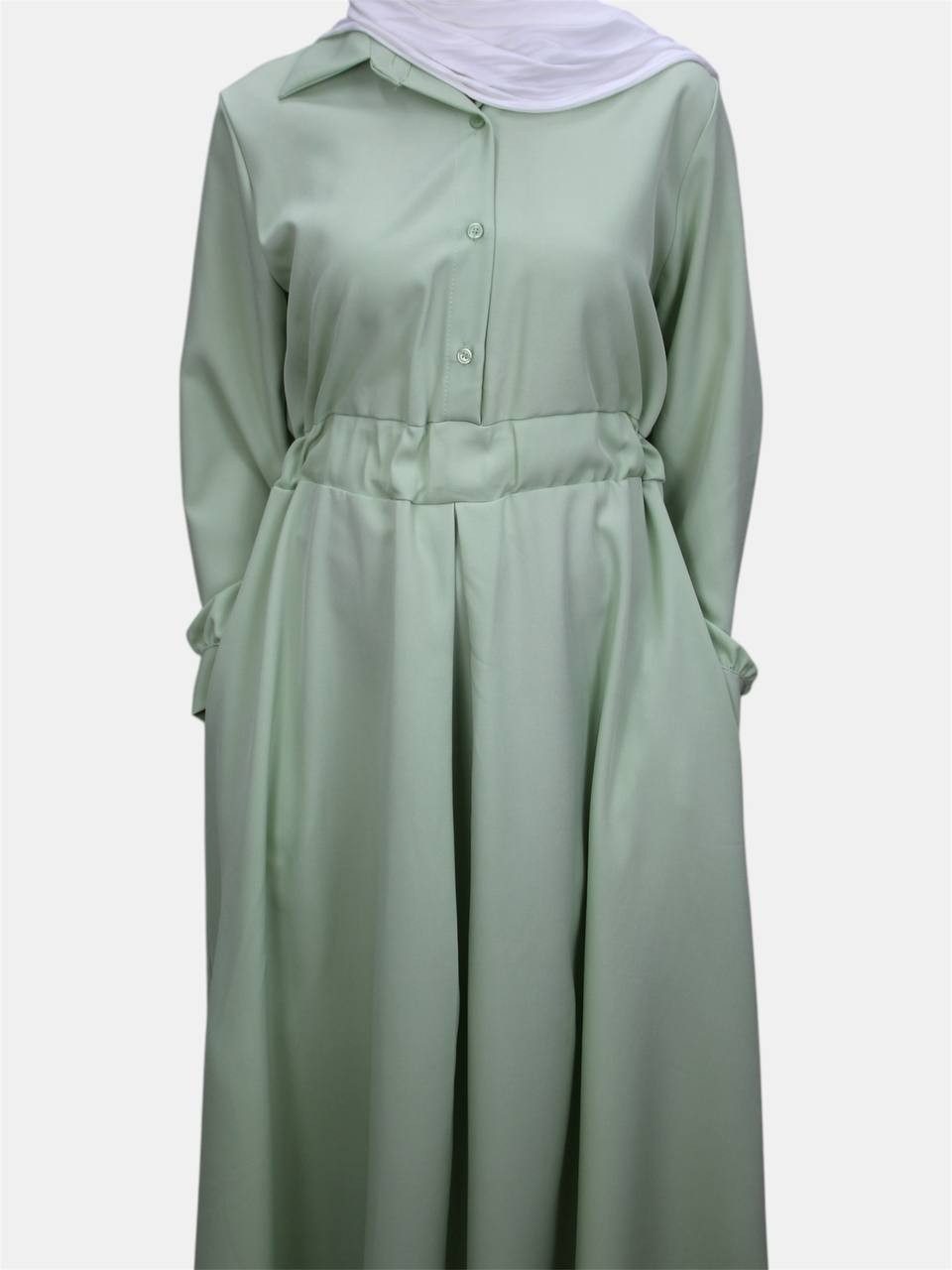 Aymasal Maxikleid Oversize-Blusenkleid Hannah, daily Kleid Oversize-Schnitt; langärmlig; locker und bedeckend