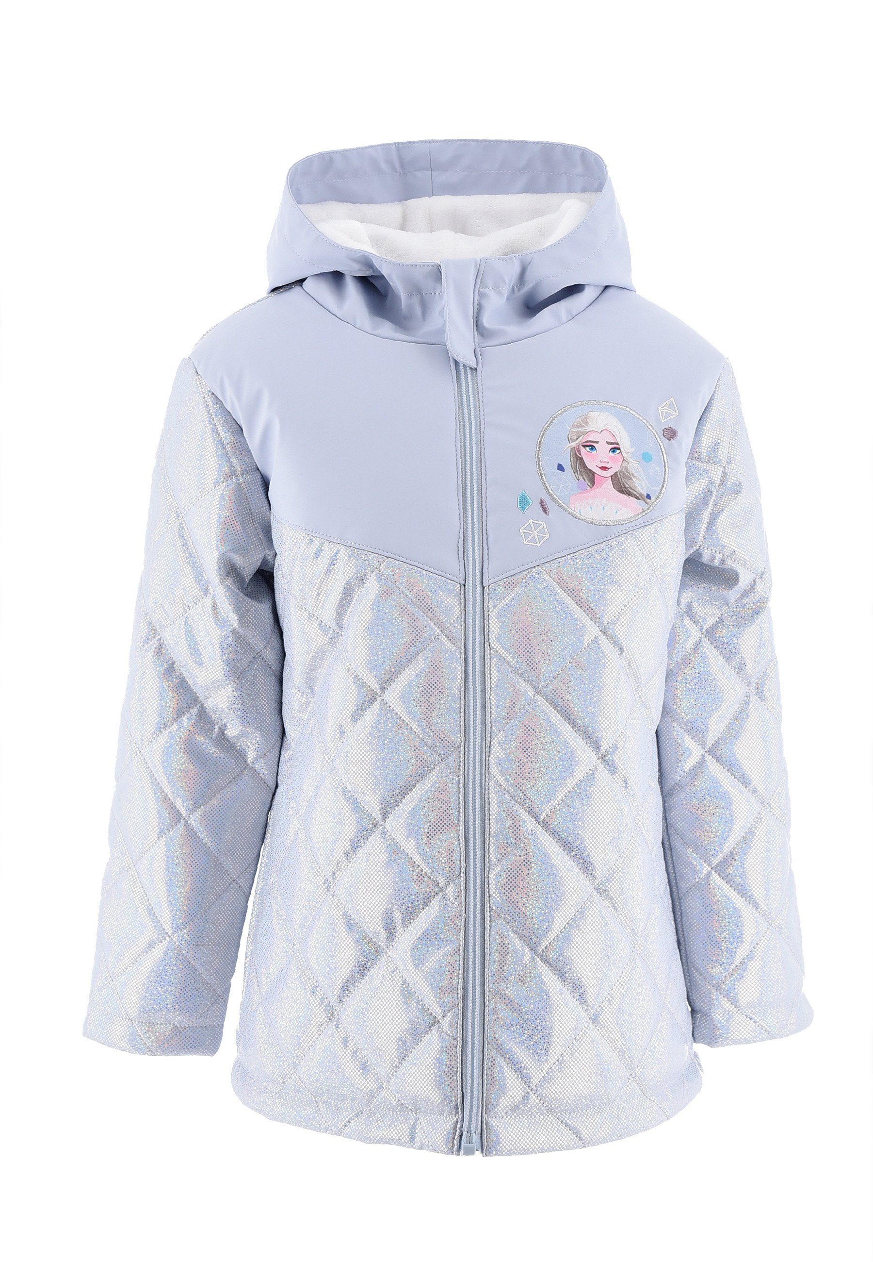 Disney Frozen Winterjacke »Die Eiskönigin Elsa Kinder Mädchen Wintermantel  Stepp-Jacke« mit Fleece gefüttert online kaufen | OTTO