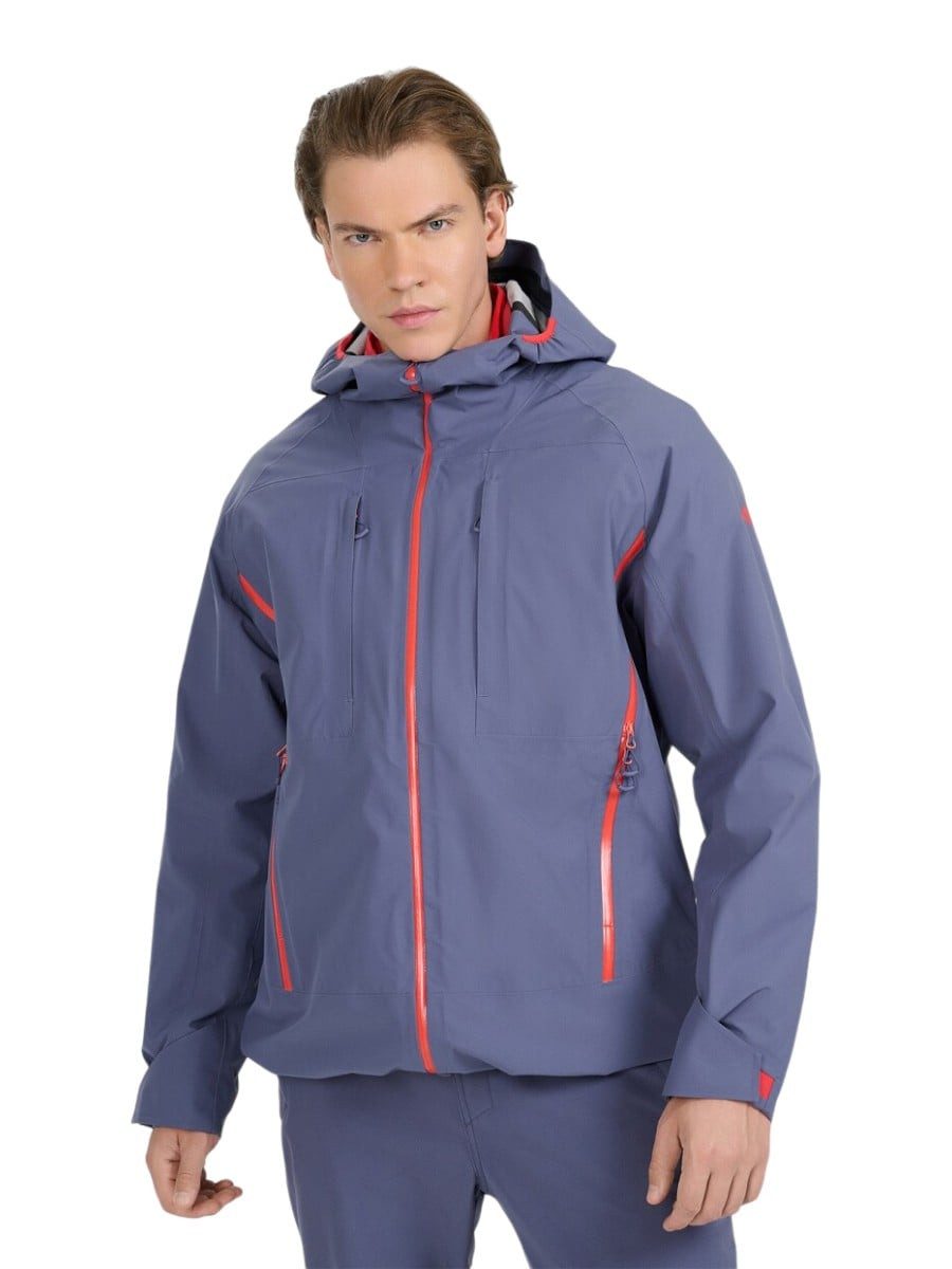 4F Regenjacke M1009 (wasserdicht, atmungsaktiv) marineblau Herren