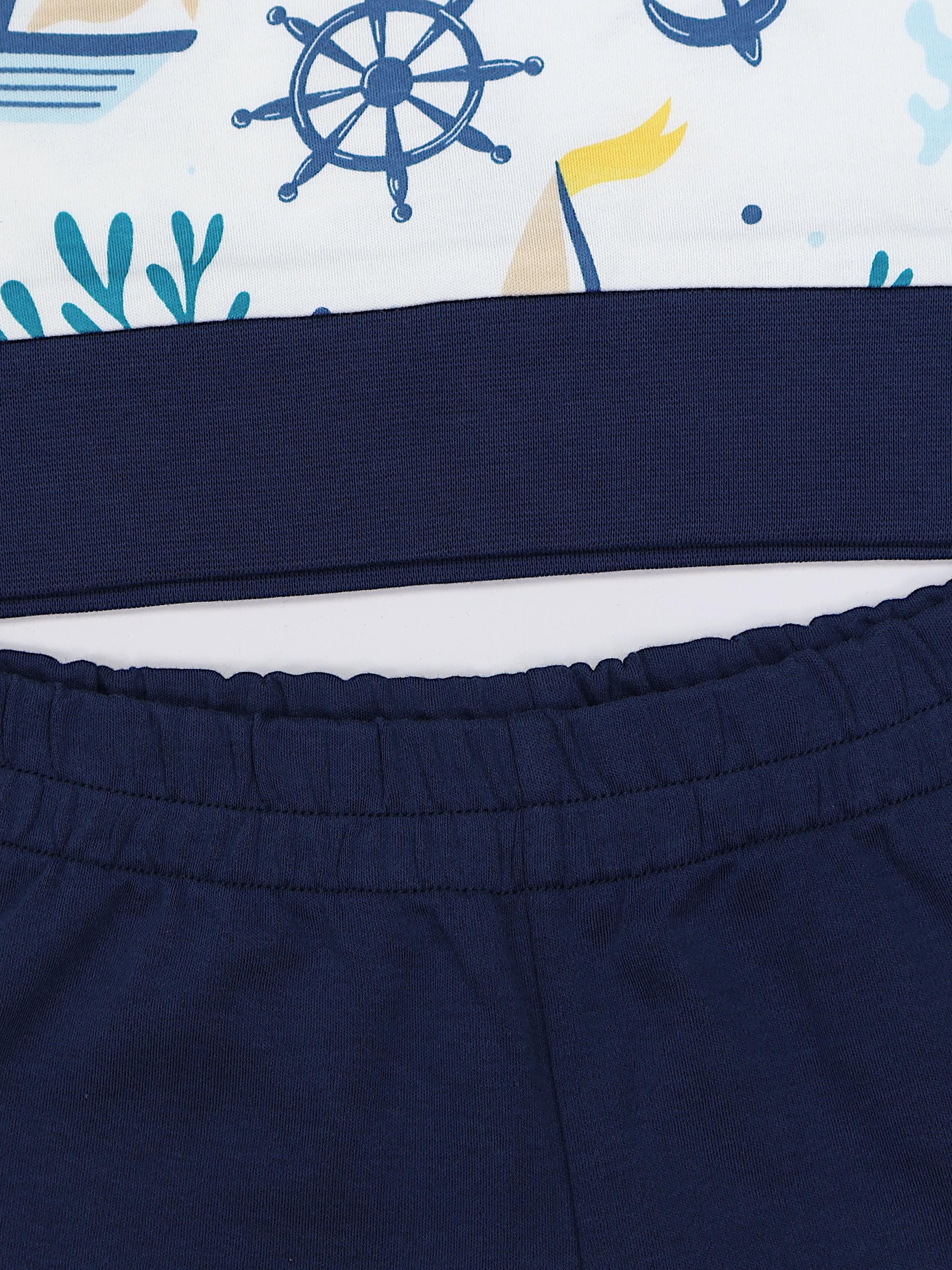 TupTam Schlafanzug Kinder Jungen Pyjama Schlafanzug Set Langarm Nachtwäsche 2-teilig – Bild 4 von 5