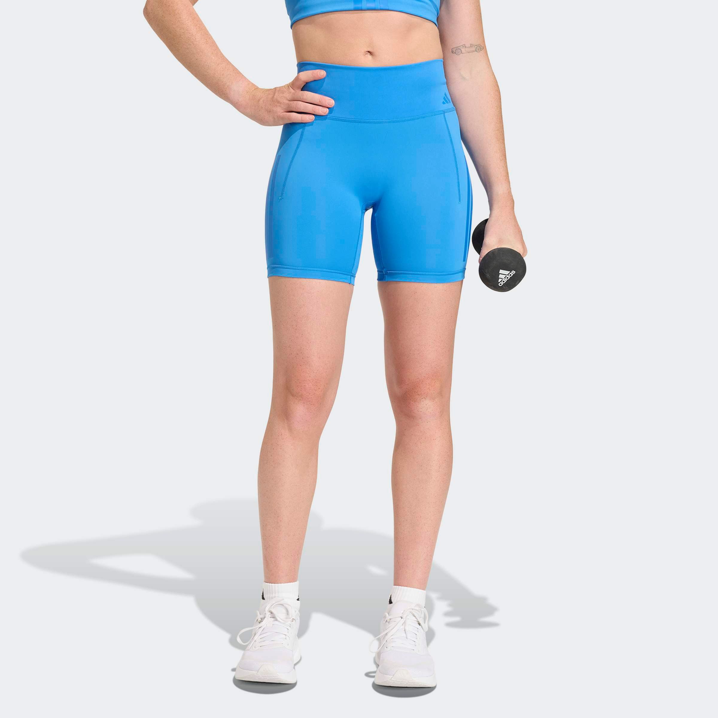 adidas Performance Shorts OPTIME WORKOUT 3-STREIFEN KURZE LEGGINGS