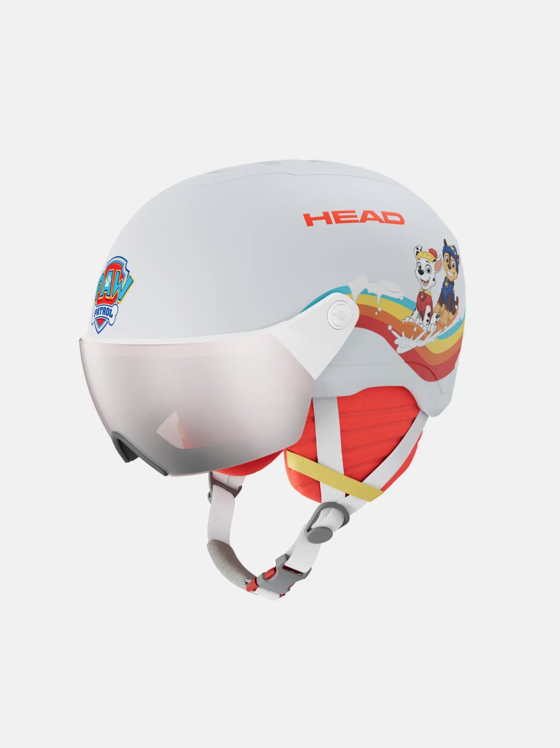 Head Skihelm YUKI VISOR PAW sky