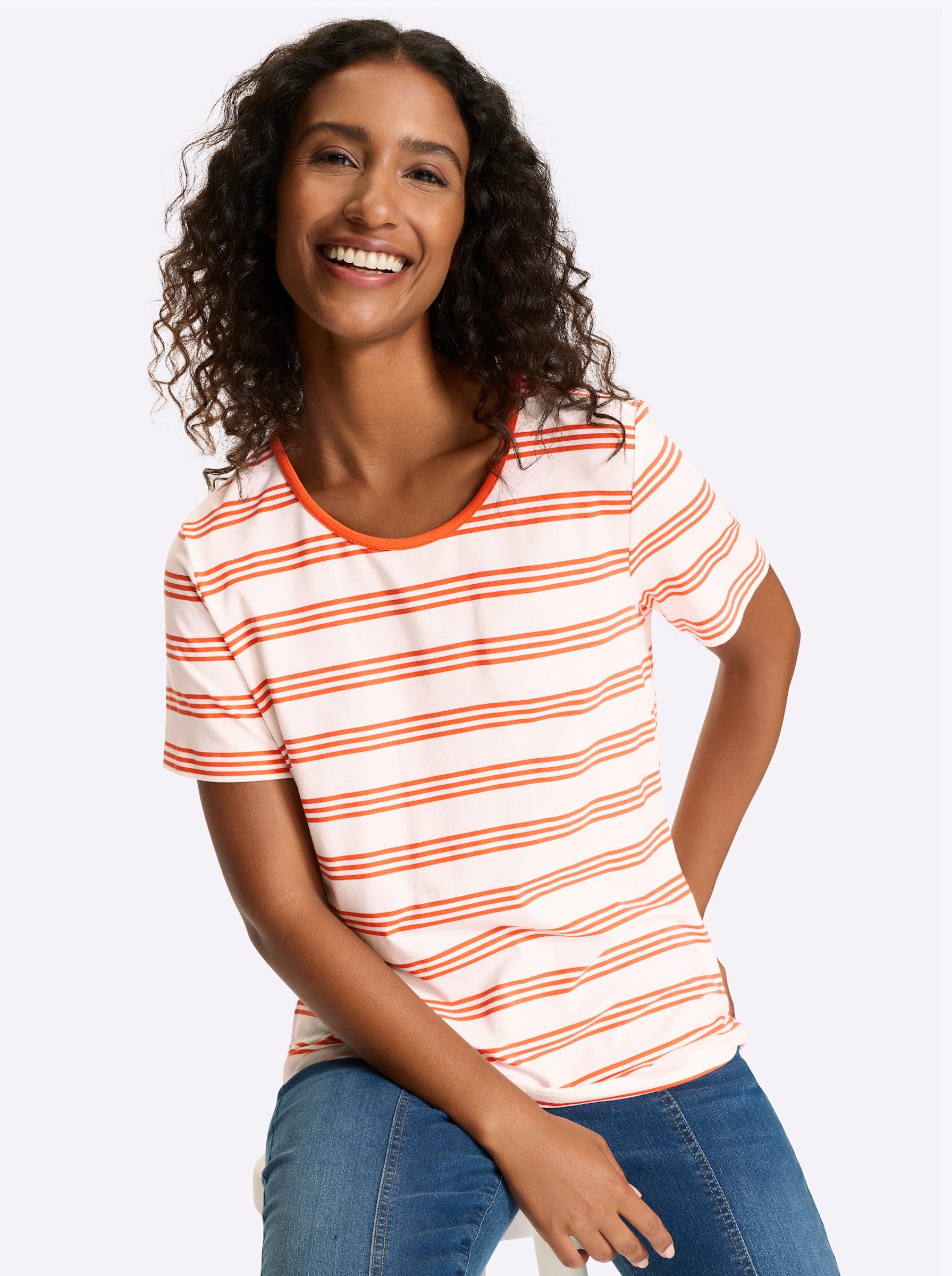 heine T-Shirt Shirt Kurzarm
