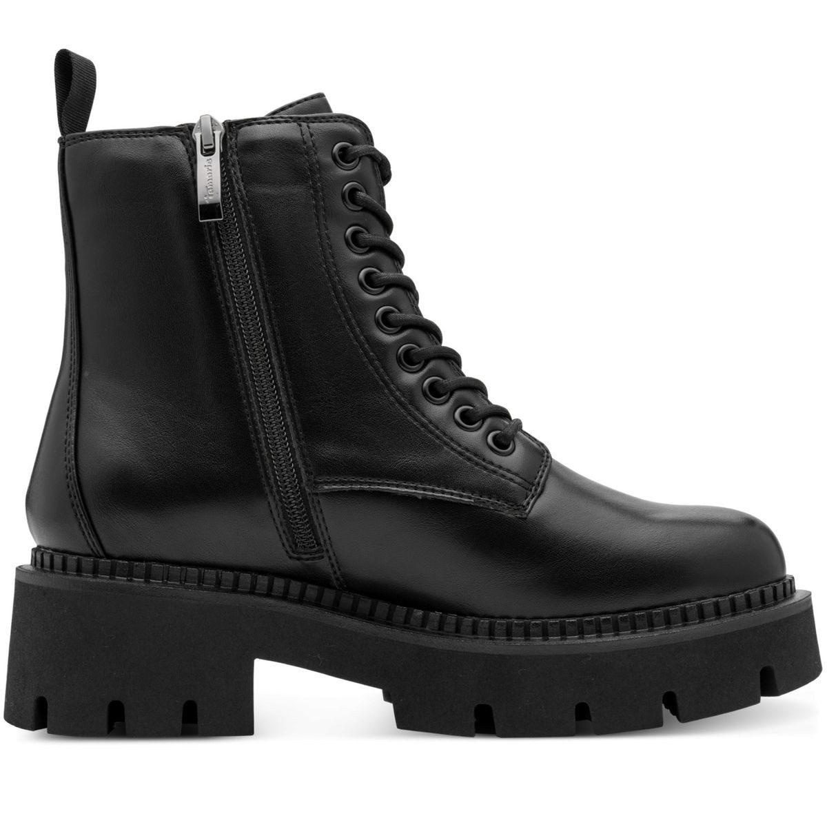 Tamaris 1-25254-47/001 Stiefelette Kurz-Stiefel mit markanter Plateau-Sohle