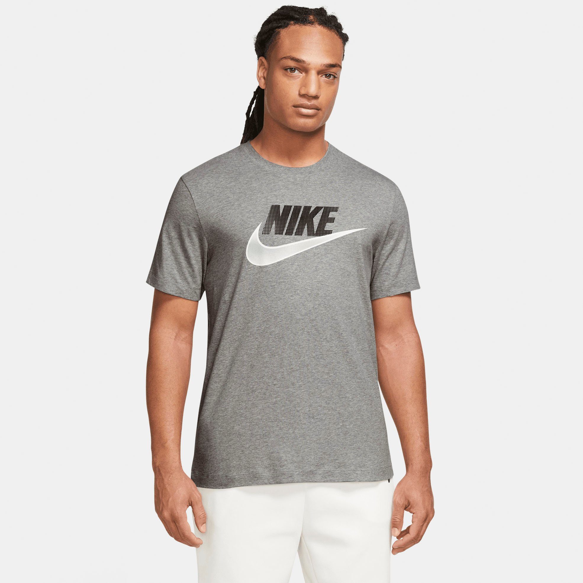 T-Shirt GREY Nike HEATHER DK Sportswear Men's T-Shirt