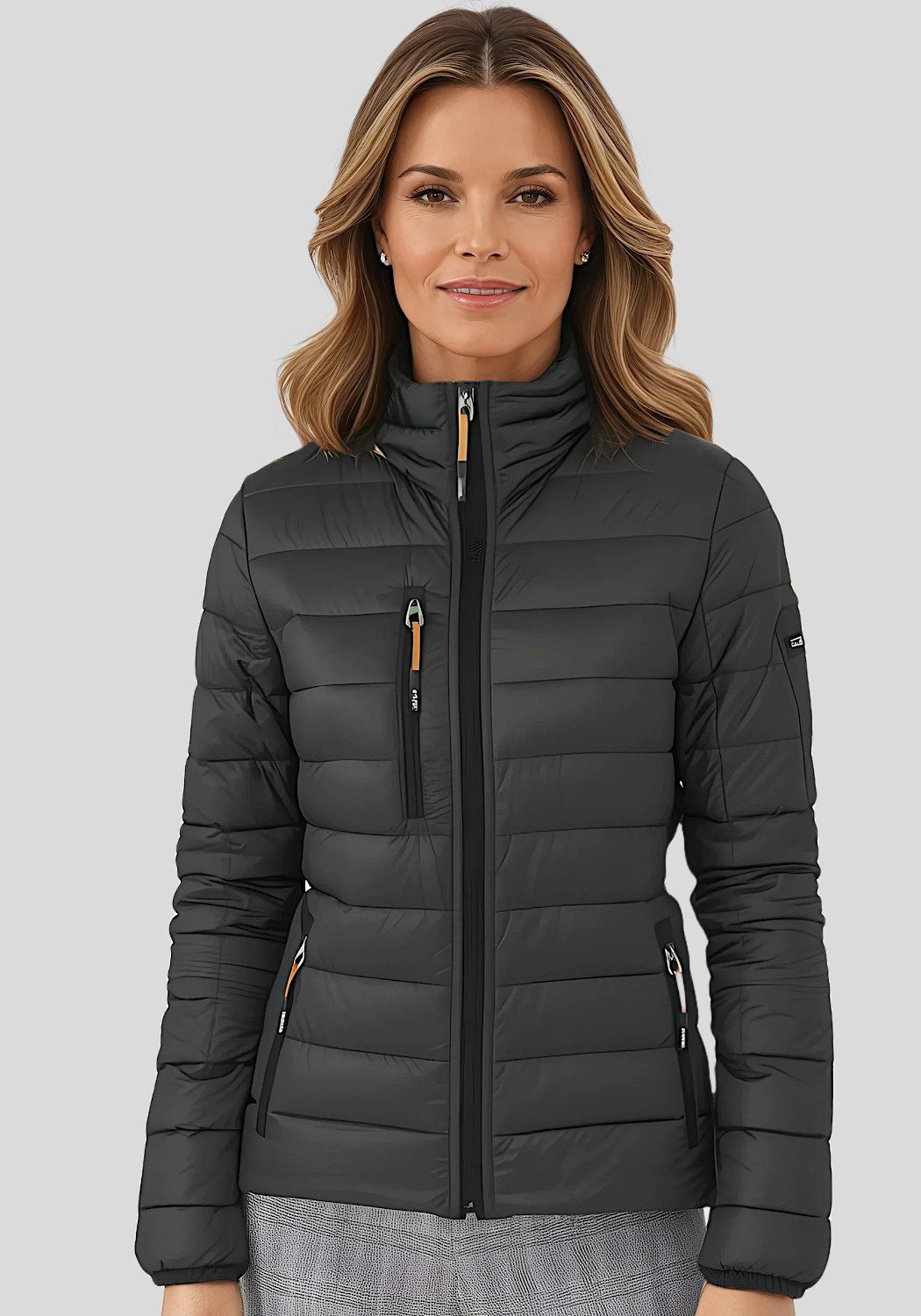 Elevate Life Daunenjacke Scotia Leichte Steppjacke Outdoor Jacke Leicht, warm und stylisch, mit Reißverschlusstaschen