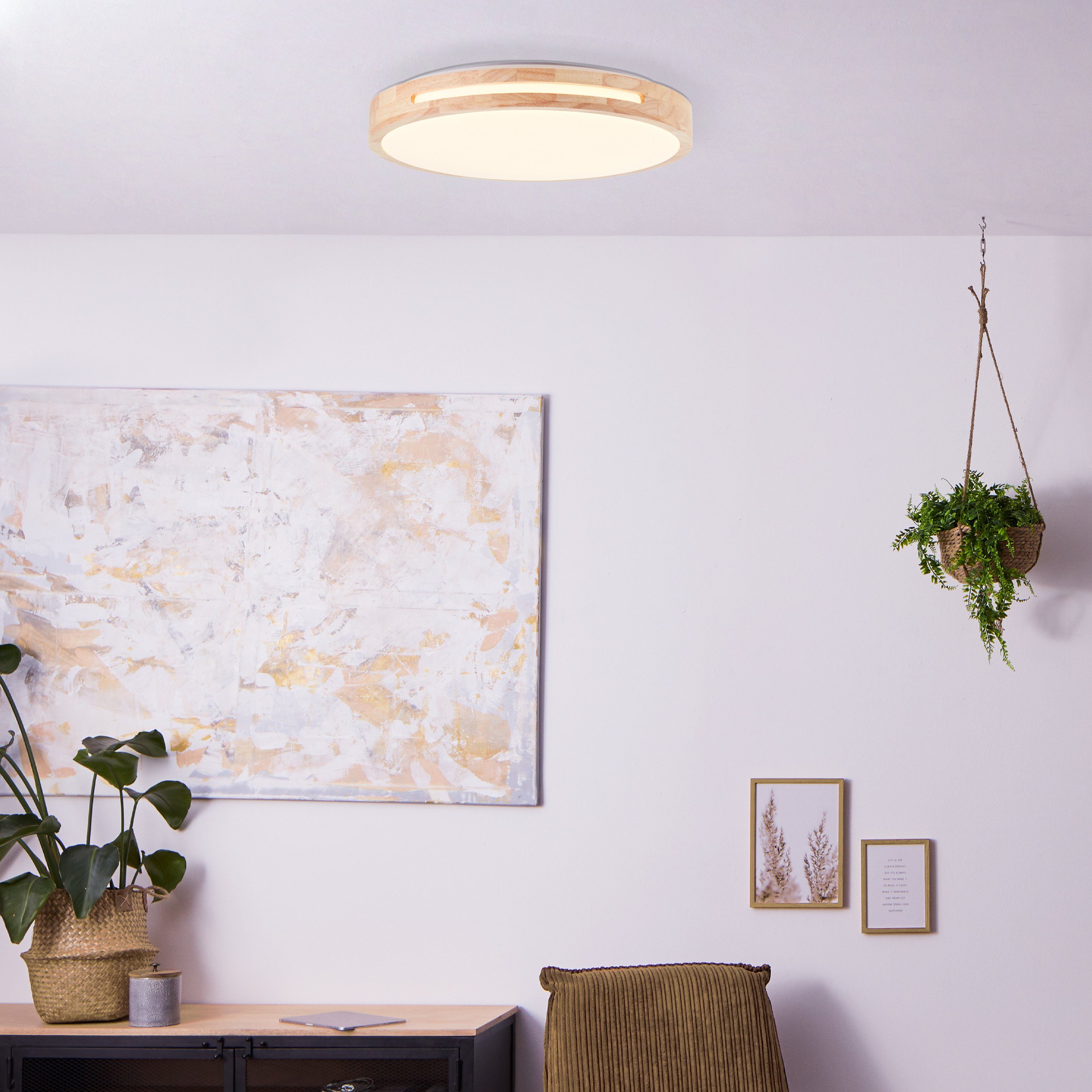 Brilliant LED Deckenleuchte Woodbury, mehrere Helligkeitsstufen, günstig online kaufen