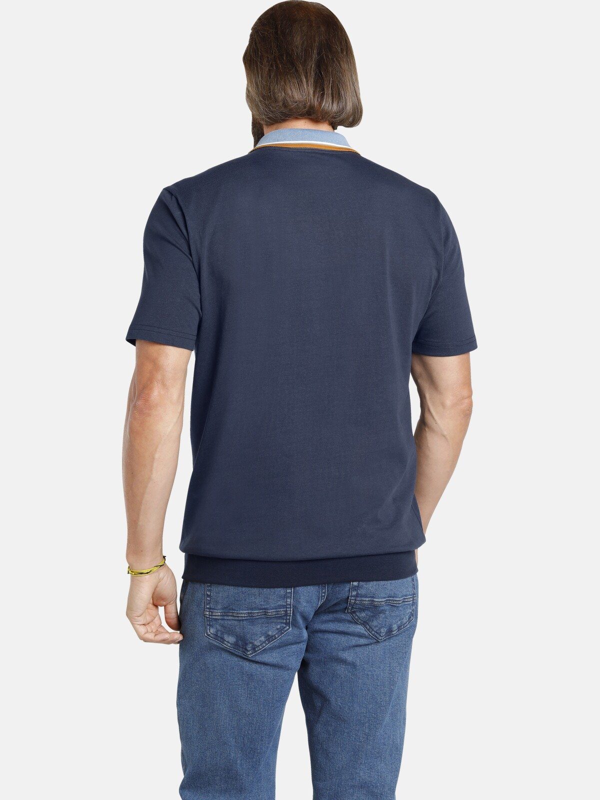 Jan Vanderstorm Poloshirt ORVAR +Fit Kollektion, Bauchschnitt günstig online kaufen
