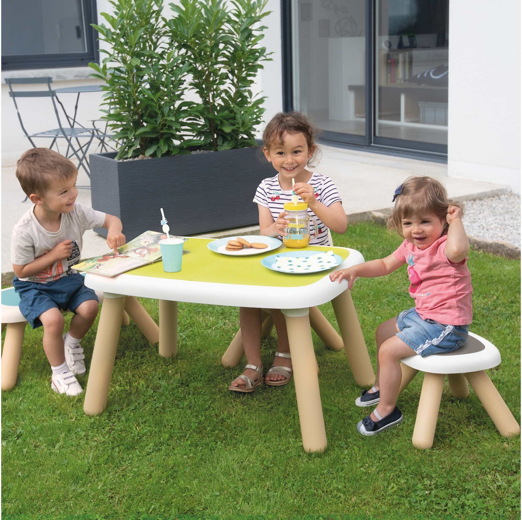7600880406 lime Tischbeine Garten Tisch Kid Outdoor Indoor / Smoby Kindertisch stabile 4