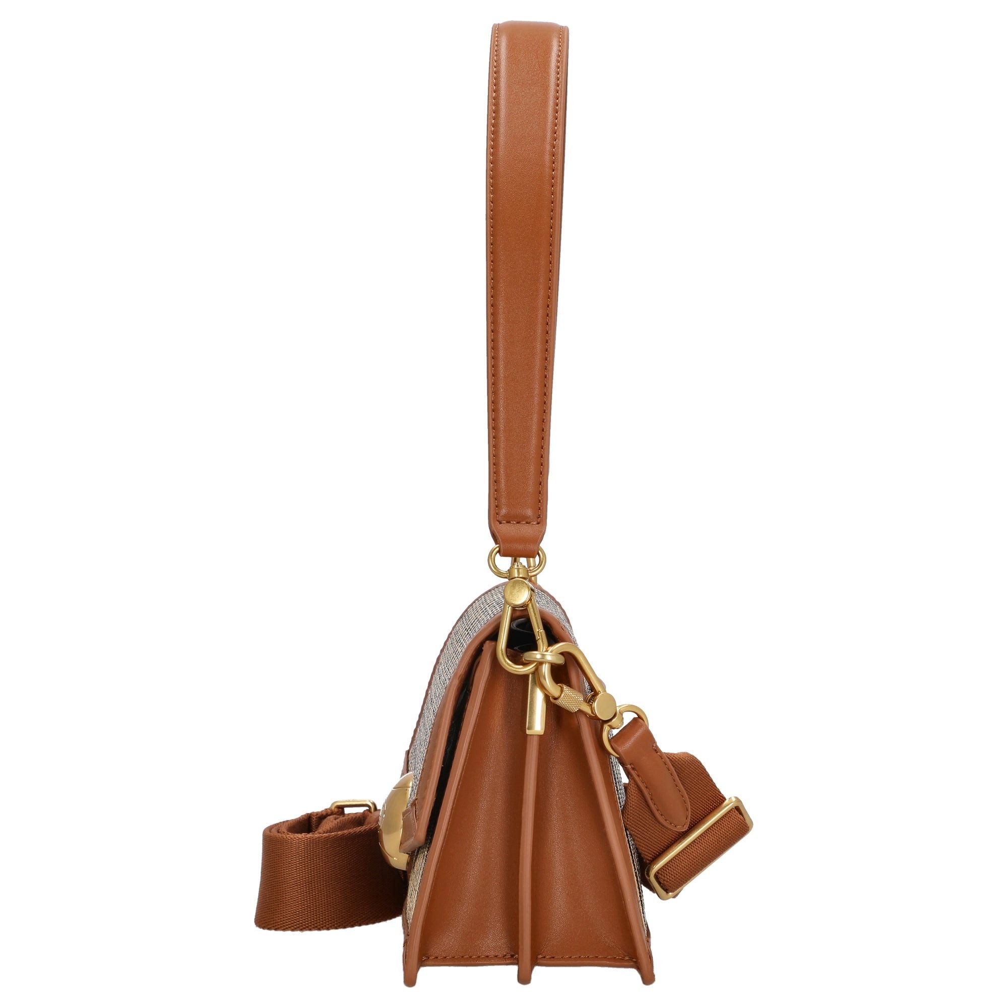 Lacoste Umhängetasche Flap Shoulder Bag - Schultertasche 22.5 cm (brown)