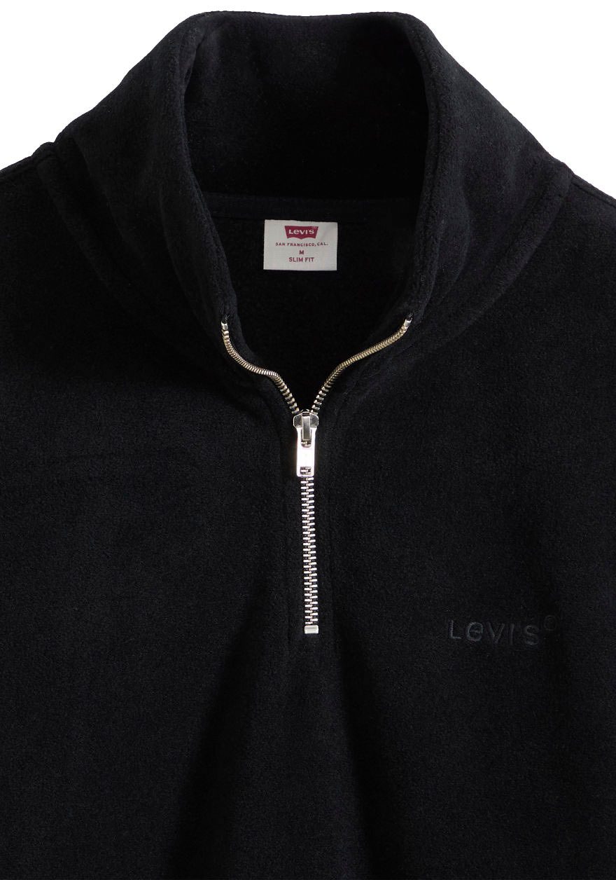 Levi's® Sweatshirt ORIGINAL HM 1/4 ZIP mit Troyer-Kragen und Logo-Stickerei