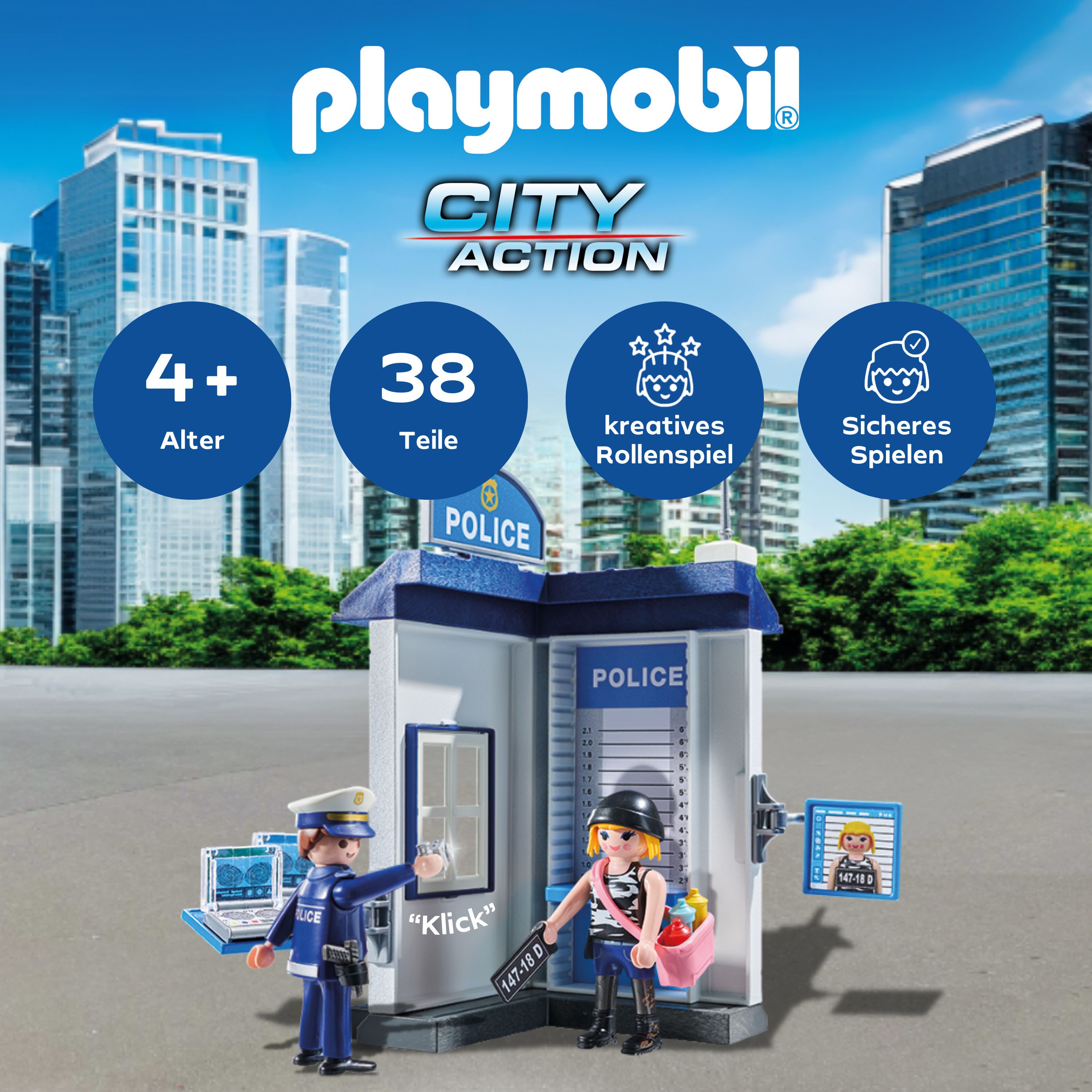 Playmobil® Polizei Ermittlungszimmer (71733), Playmobil Action Heroes Konst günstig online kaufen