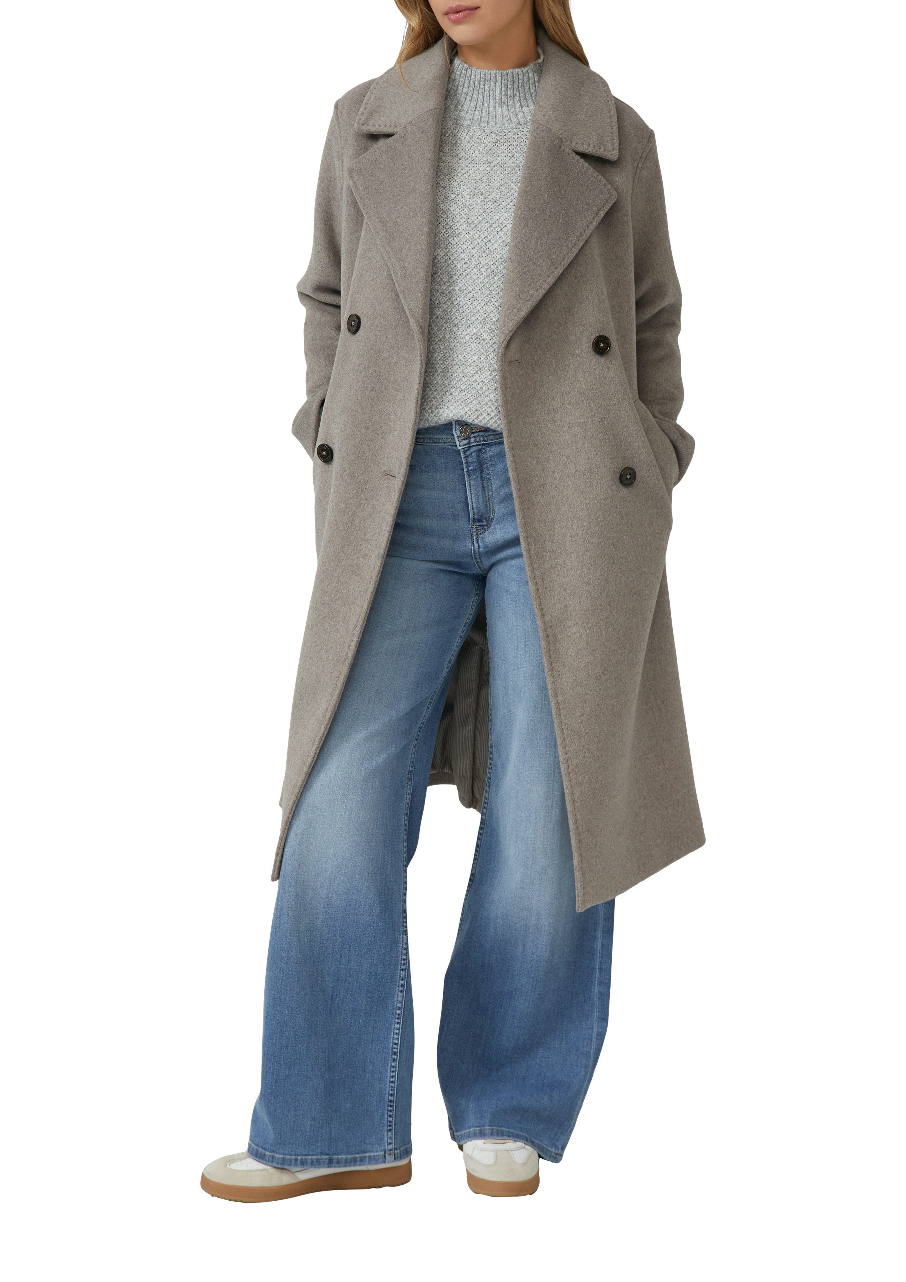 s.Oliver Strickpullover mit Rippbündchen günstig online kaufen