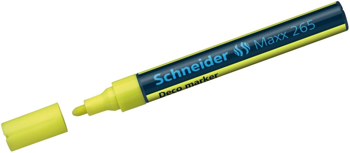 SCHNEIDER Permanentmarker Deko-Marker 265 gelb